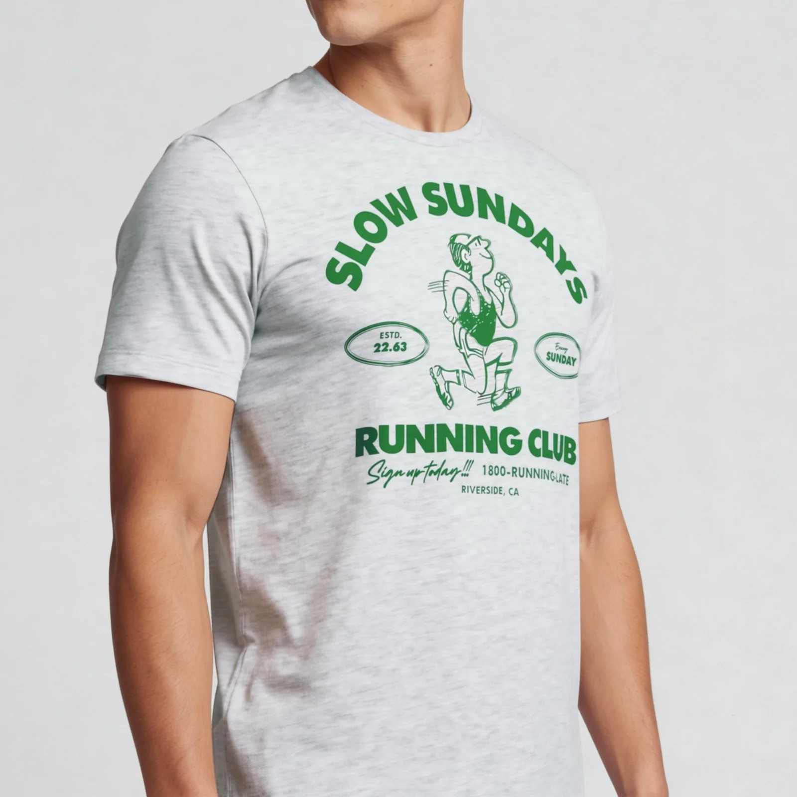 Cotton Crew Neck Graphitee - Image 4
