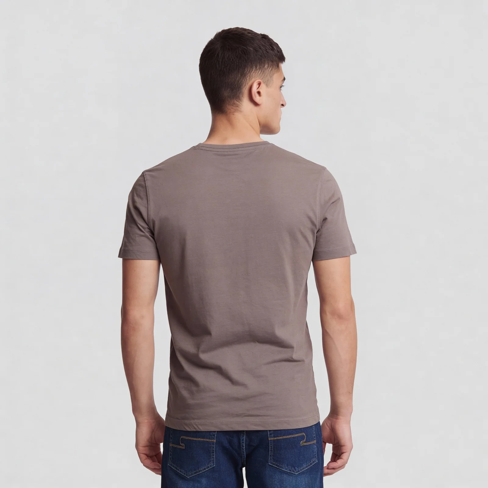 Cotton Crew Neck Graphitee - Image 3