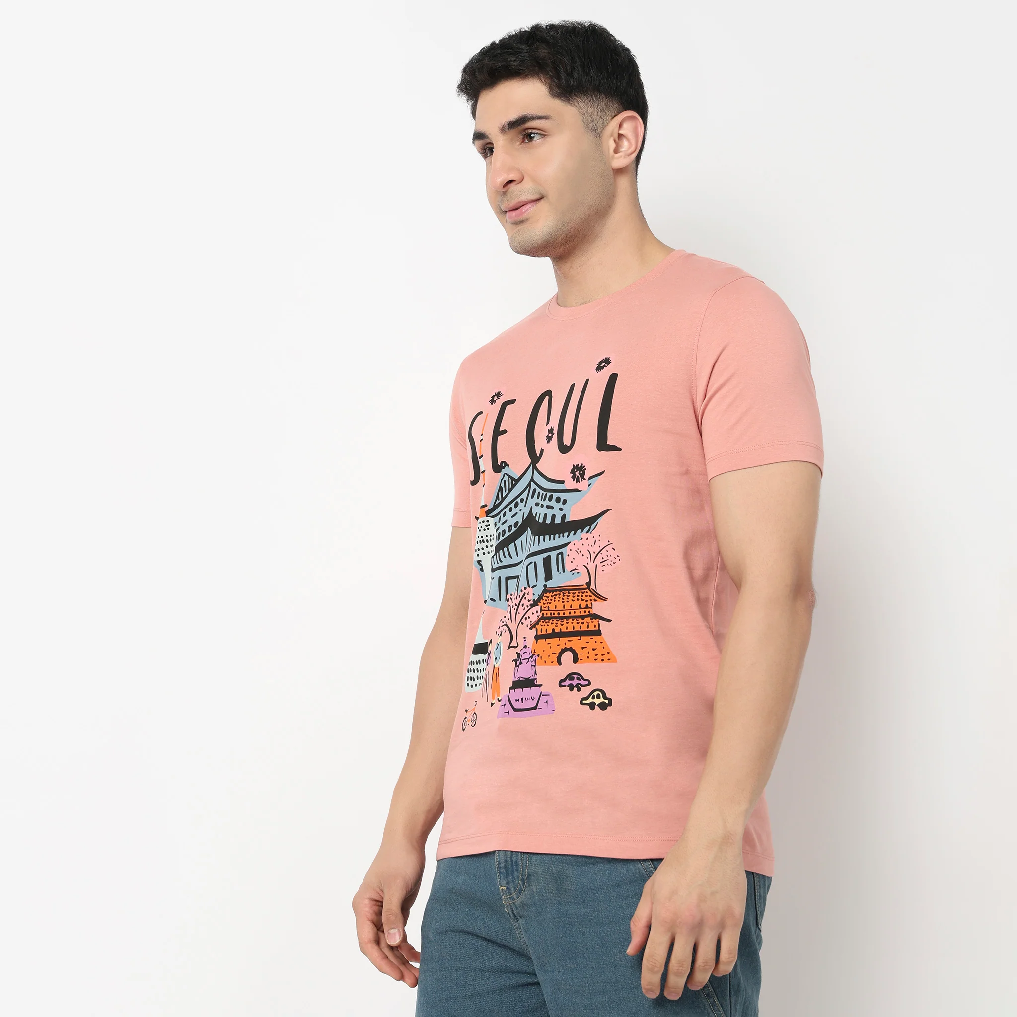 Cotton Crew Neck Graphitee - Image 5
