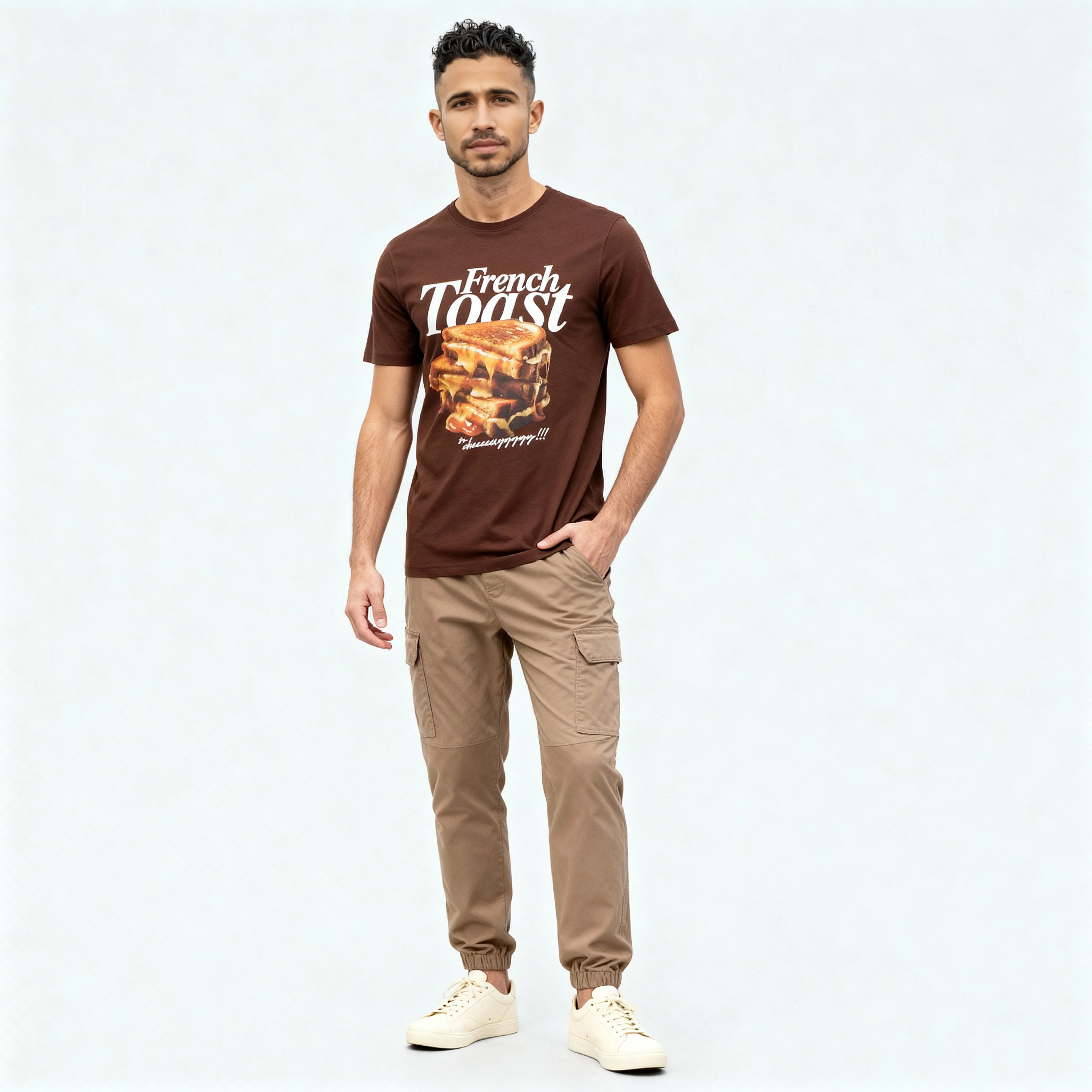 Cotton Crew Neck Graphitee