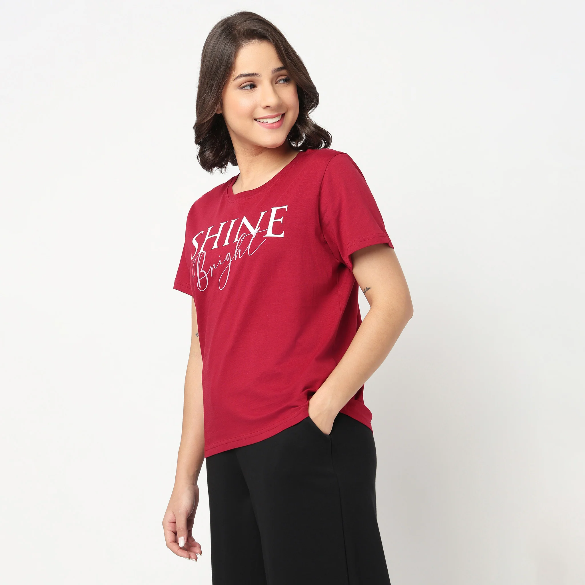 Cotton Crew Neck Graphitee - Image 5