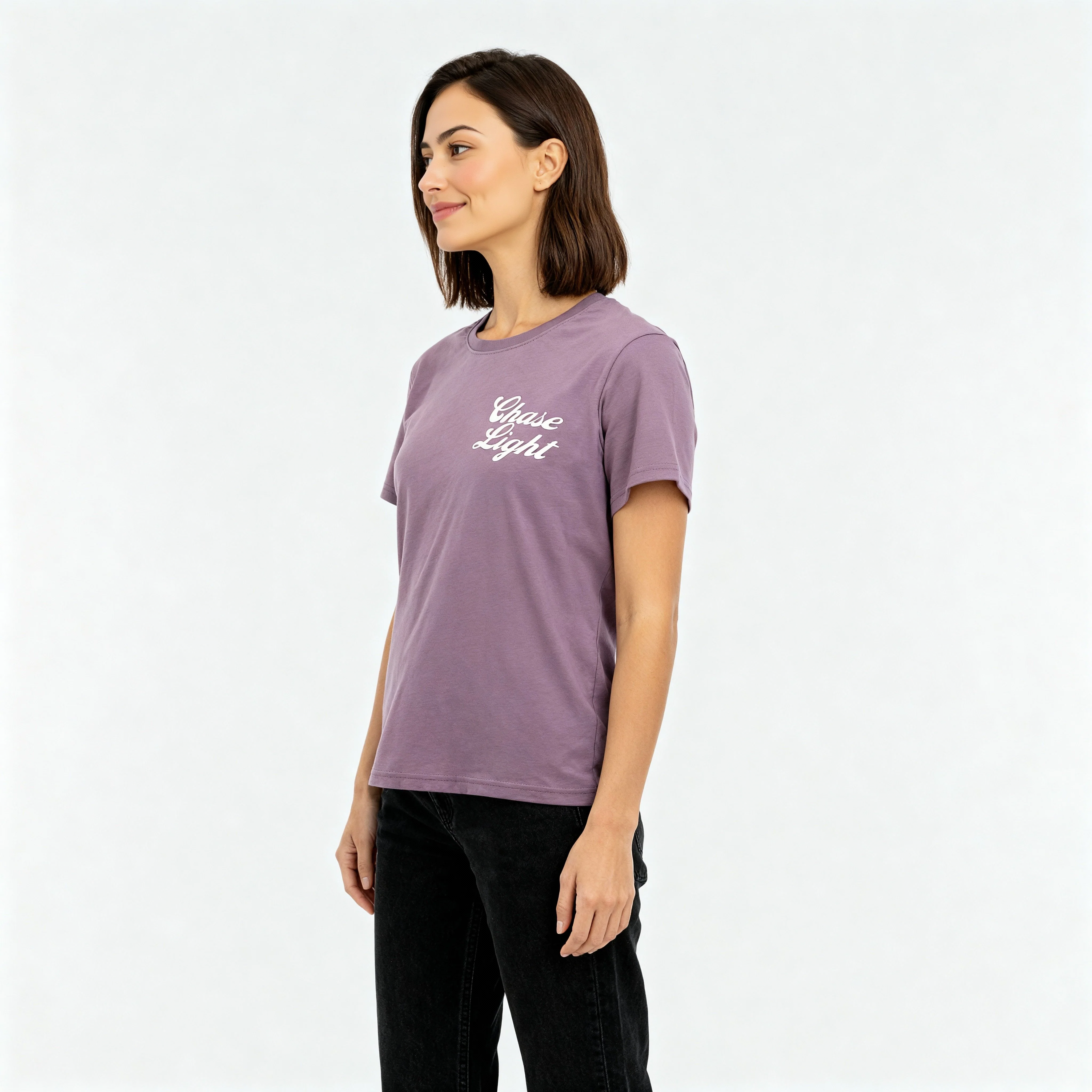 Cotton Crew Neck Graphitee - Image 5