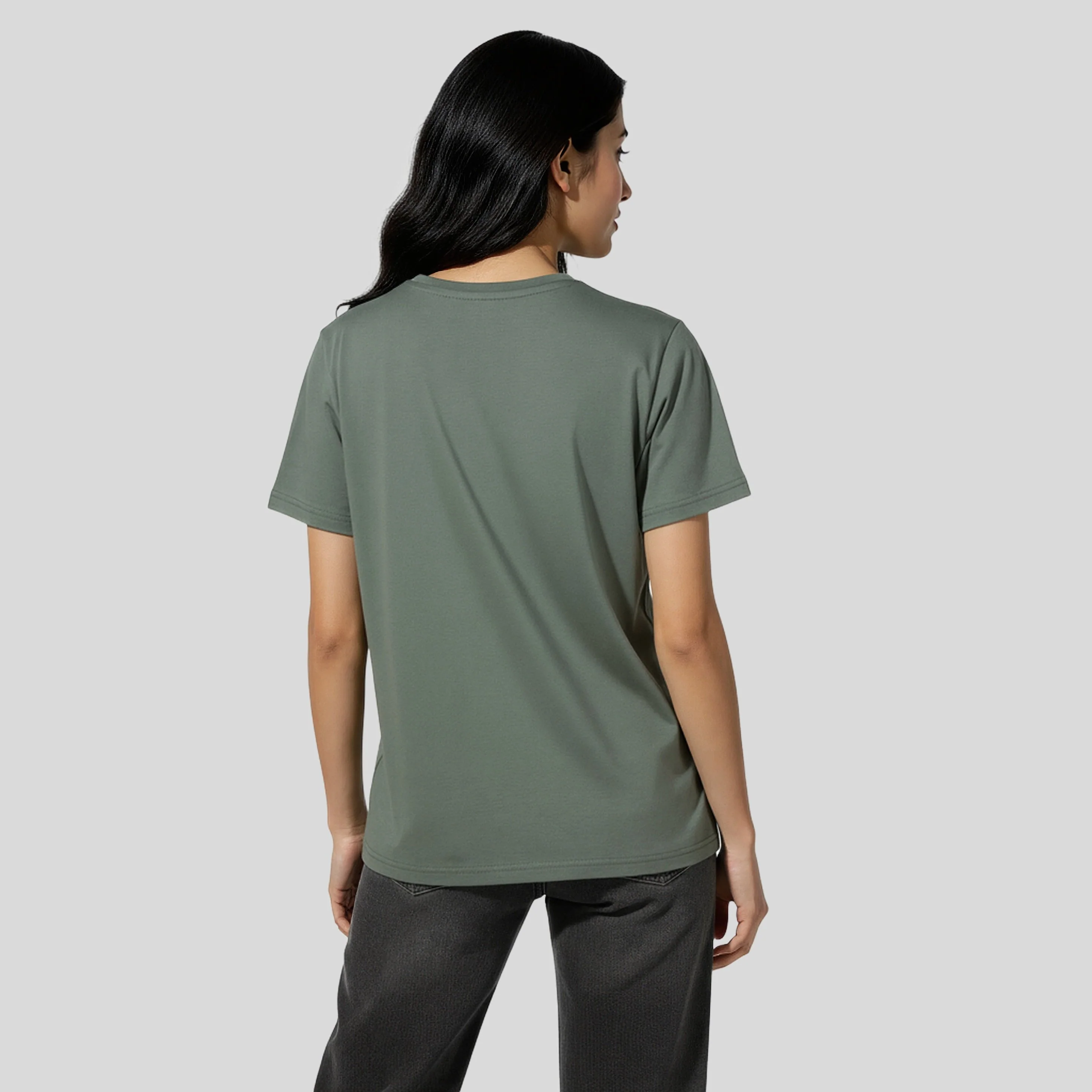 Cotton Crew Neck Graphitee - Image 2