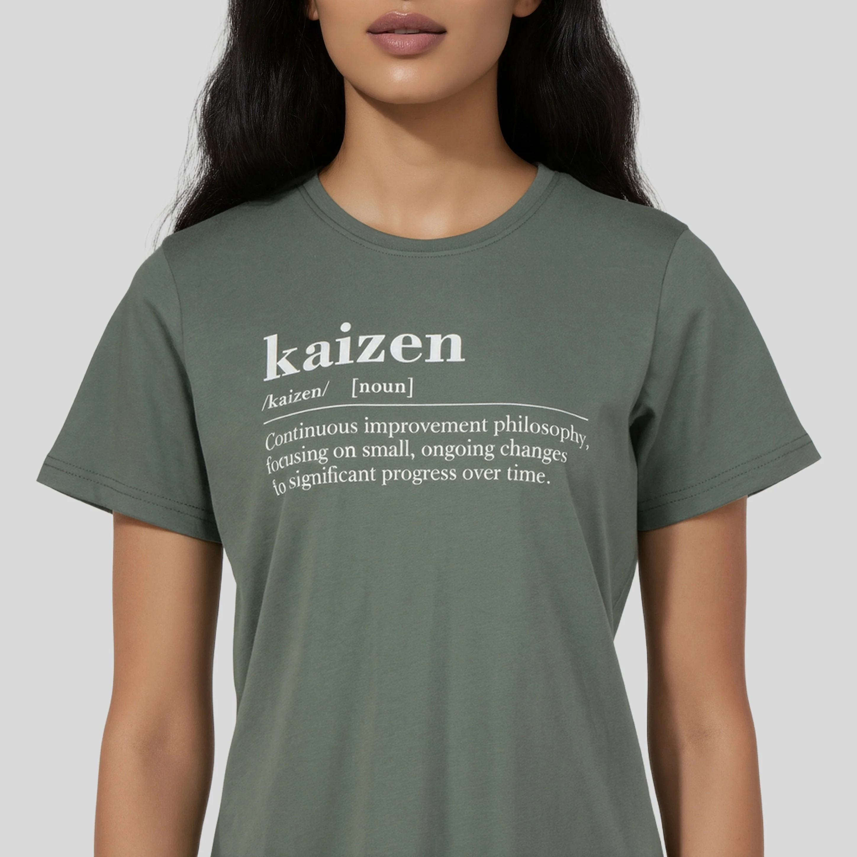 Cotton Crew Neck Graphitee - Image 3