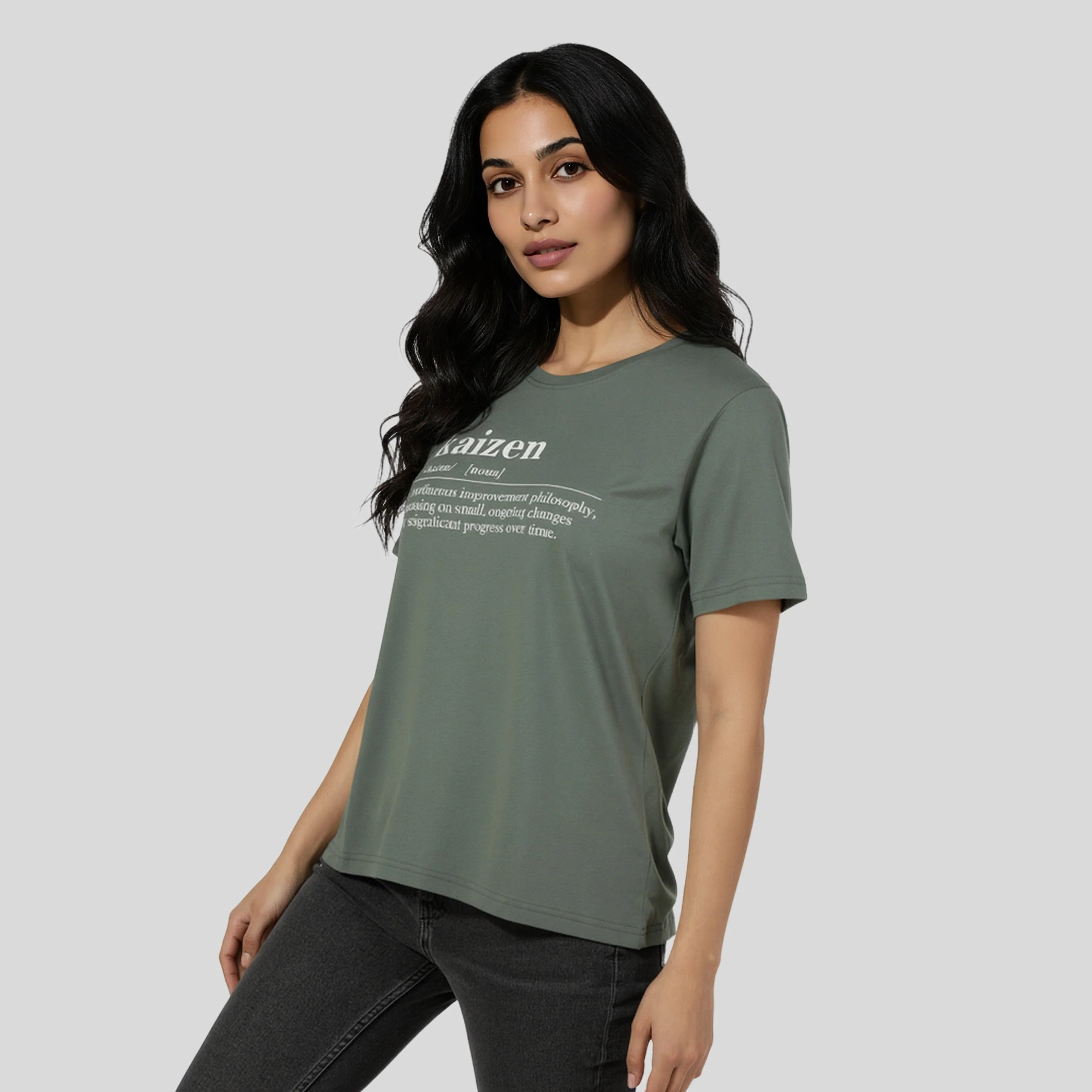 Cotton Crew Neck Graphitee - Image 4
