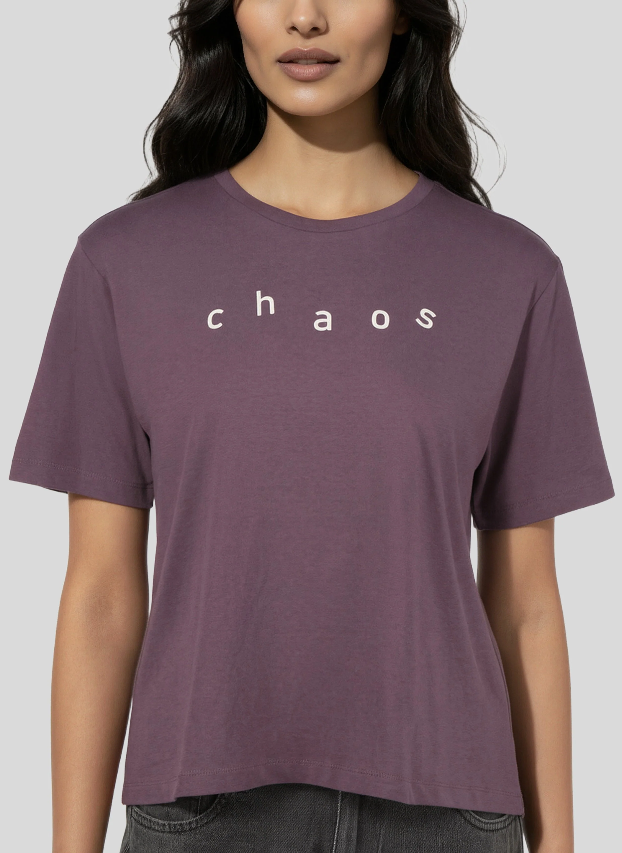 Cotton Crew Neck Graphitee - Image 4