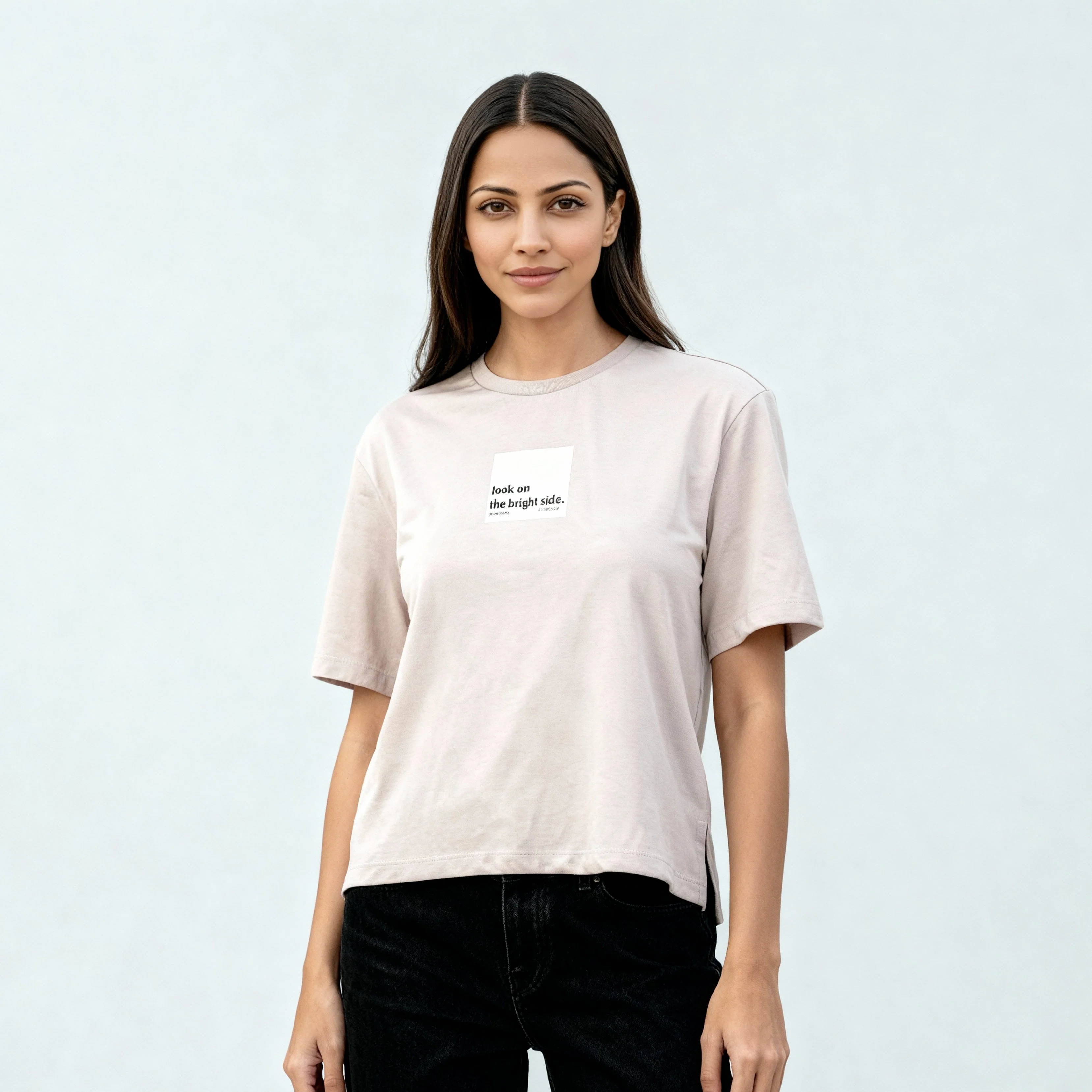 Cotton Crew Neck Graphitee - Image 2