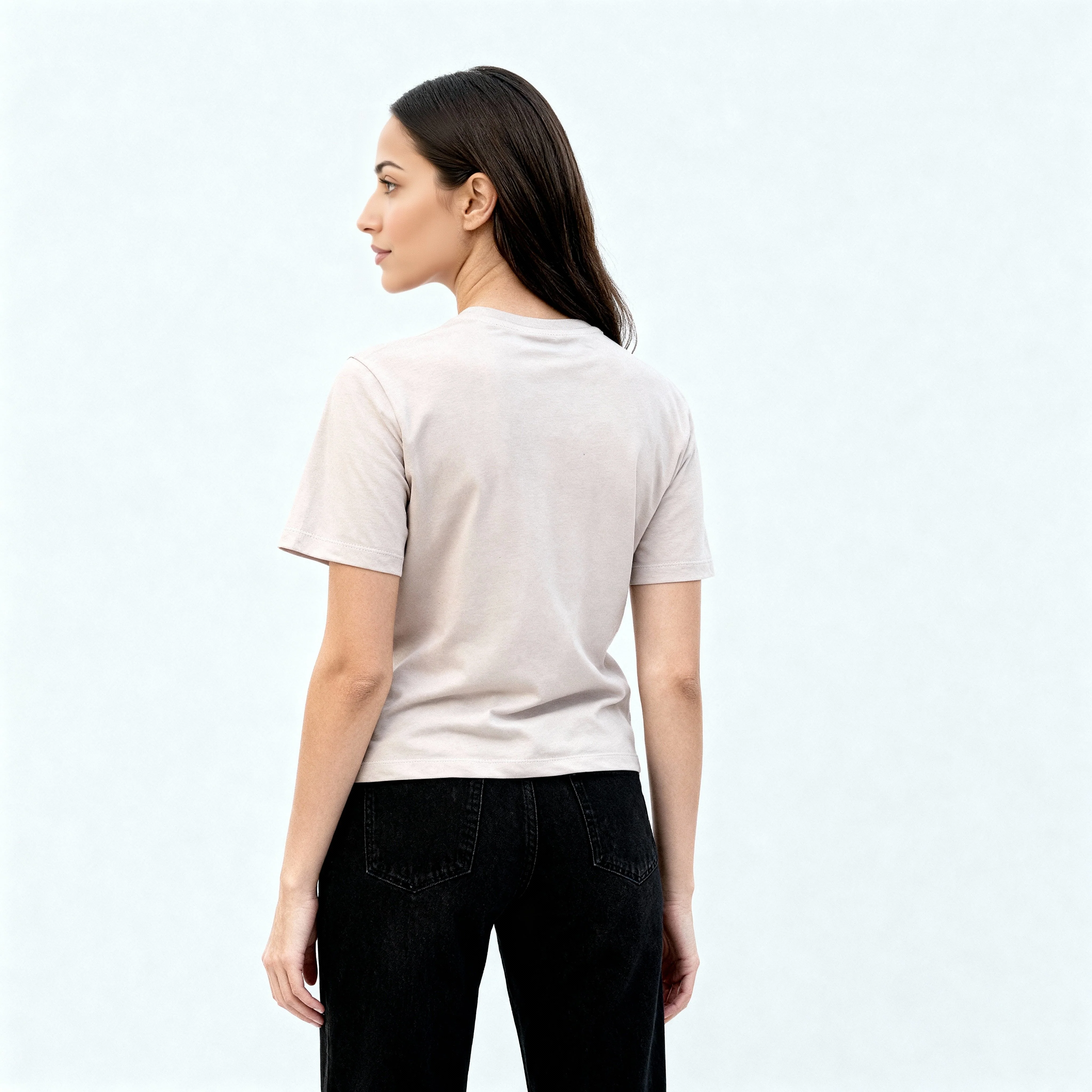 Cotton Crew Neck Graphitee - Image 3
