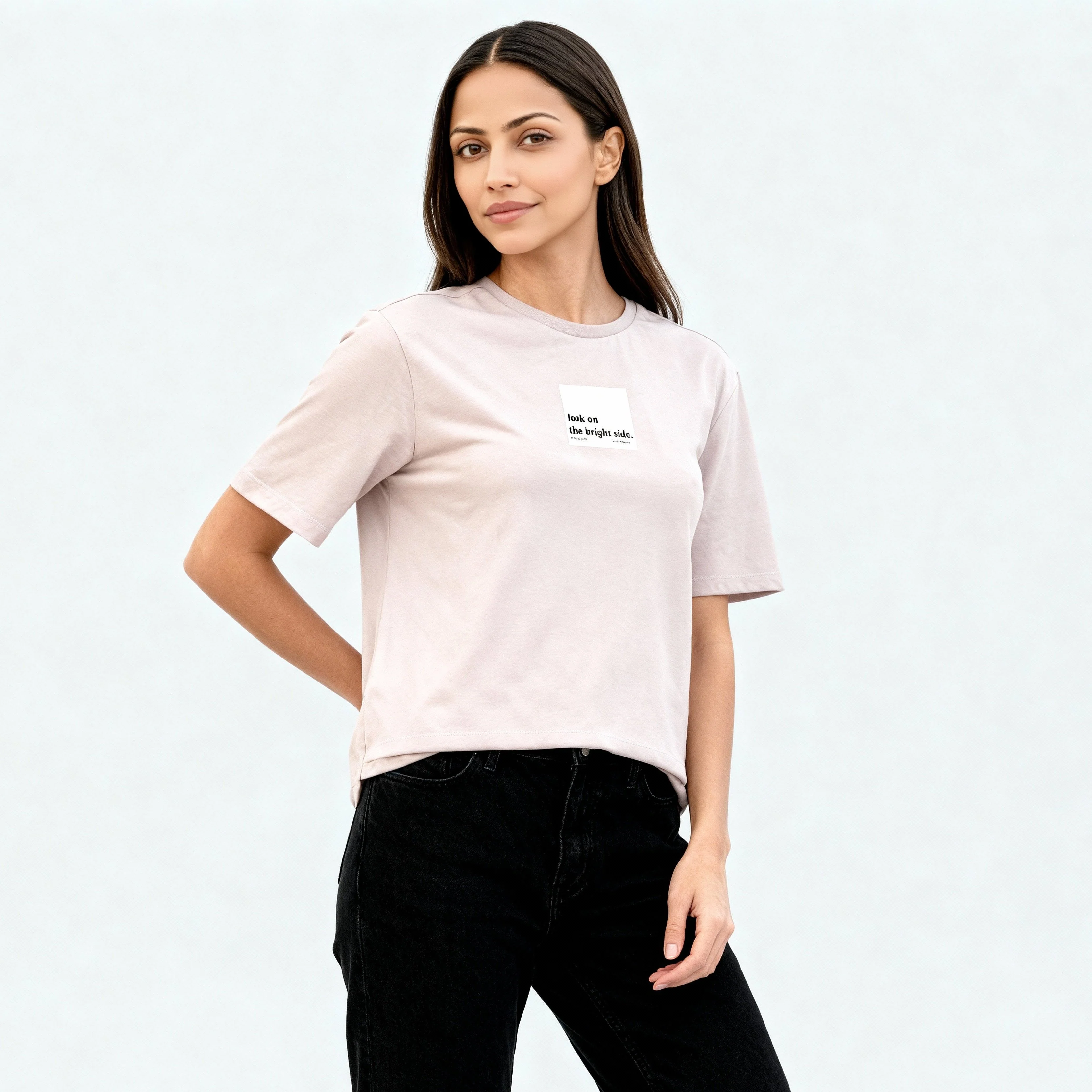 Cotton Crew Neck Graphitee - Image 5