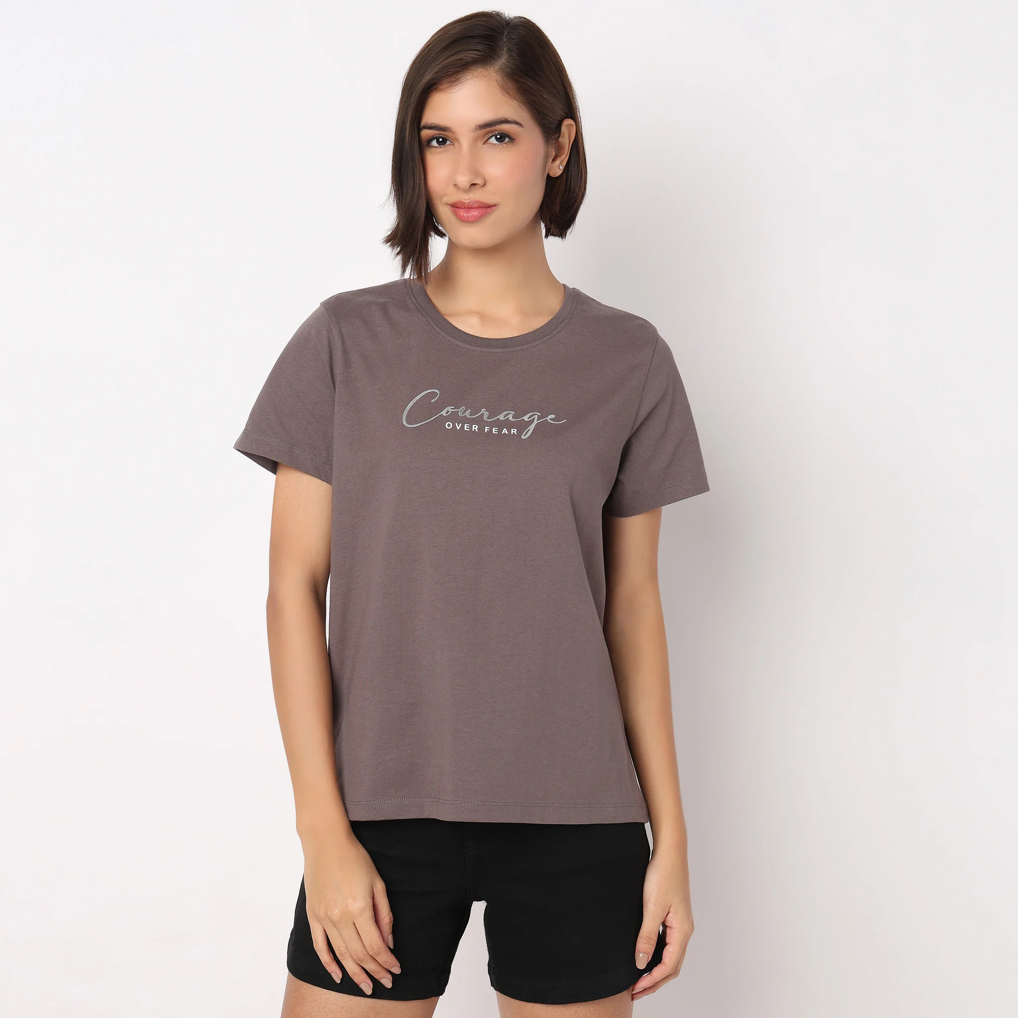 Cotton Crew Neck Graphitee - Image 2