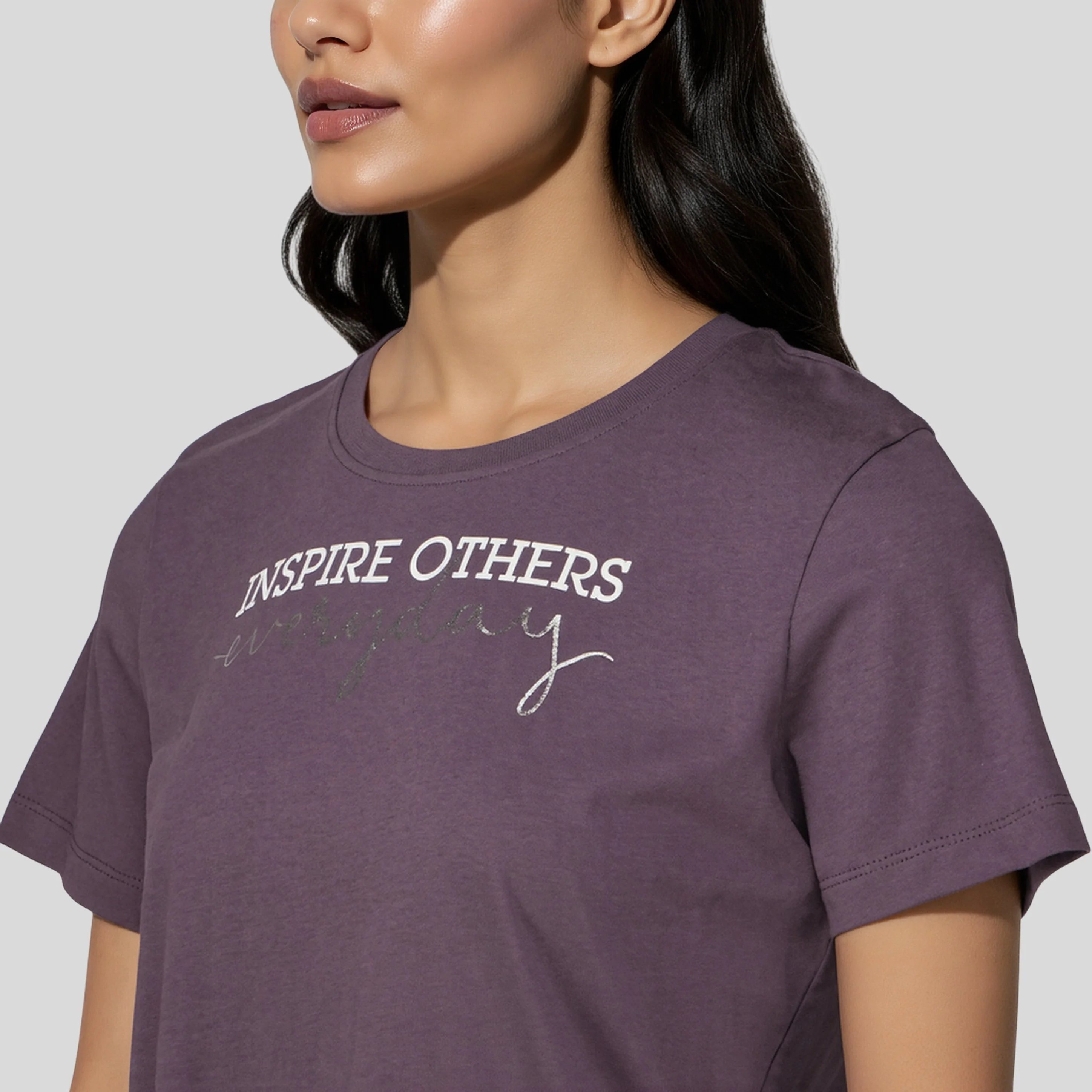 Cotton Crew Neck Graphitee - Image 4