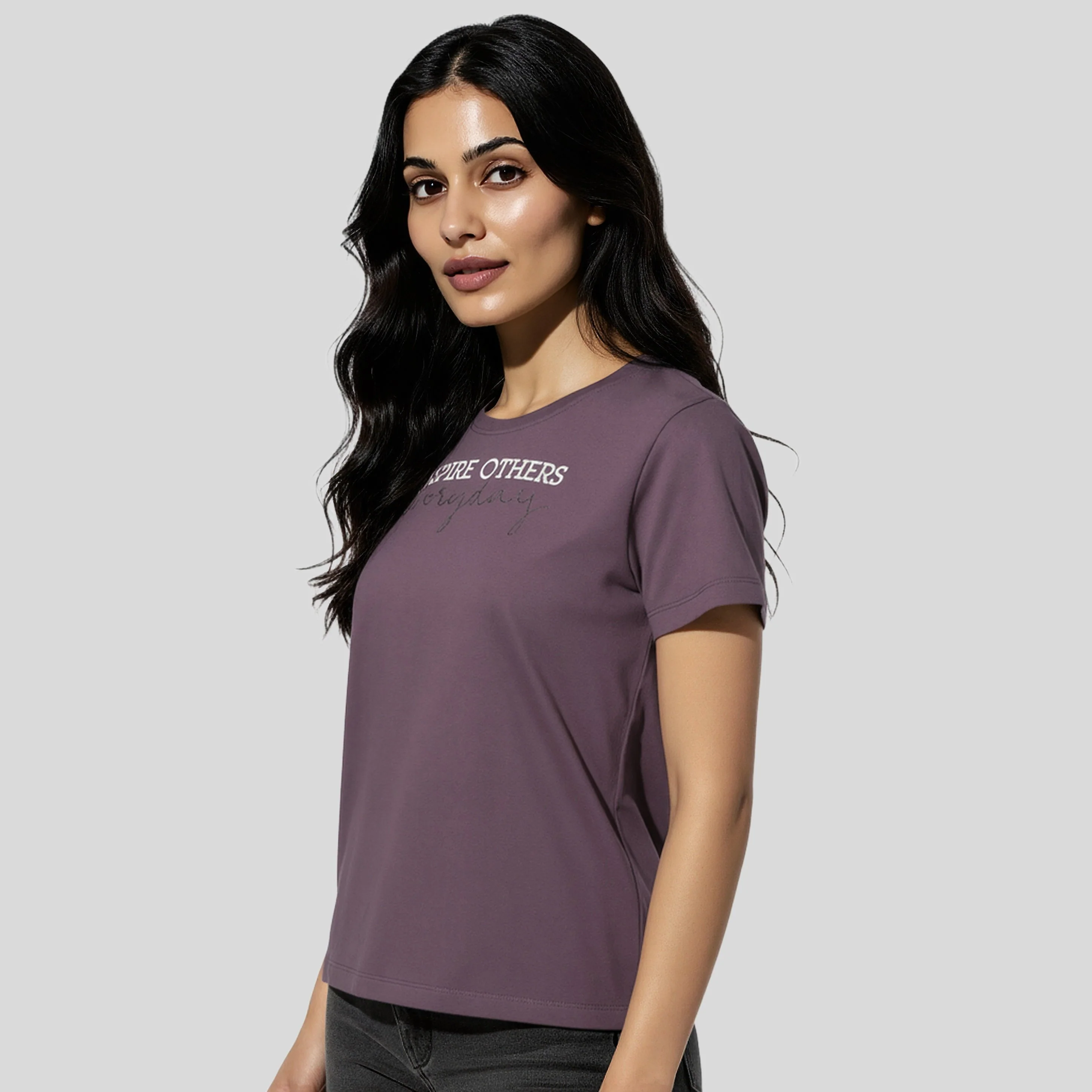 Cotton Crew Neck Graphitee - Image 5