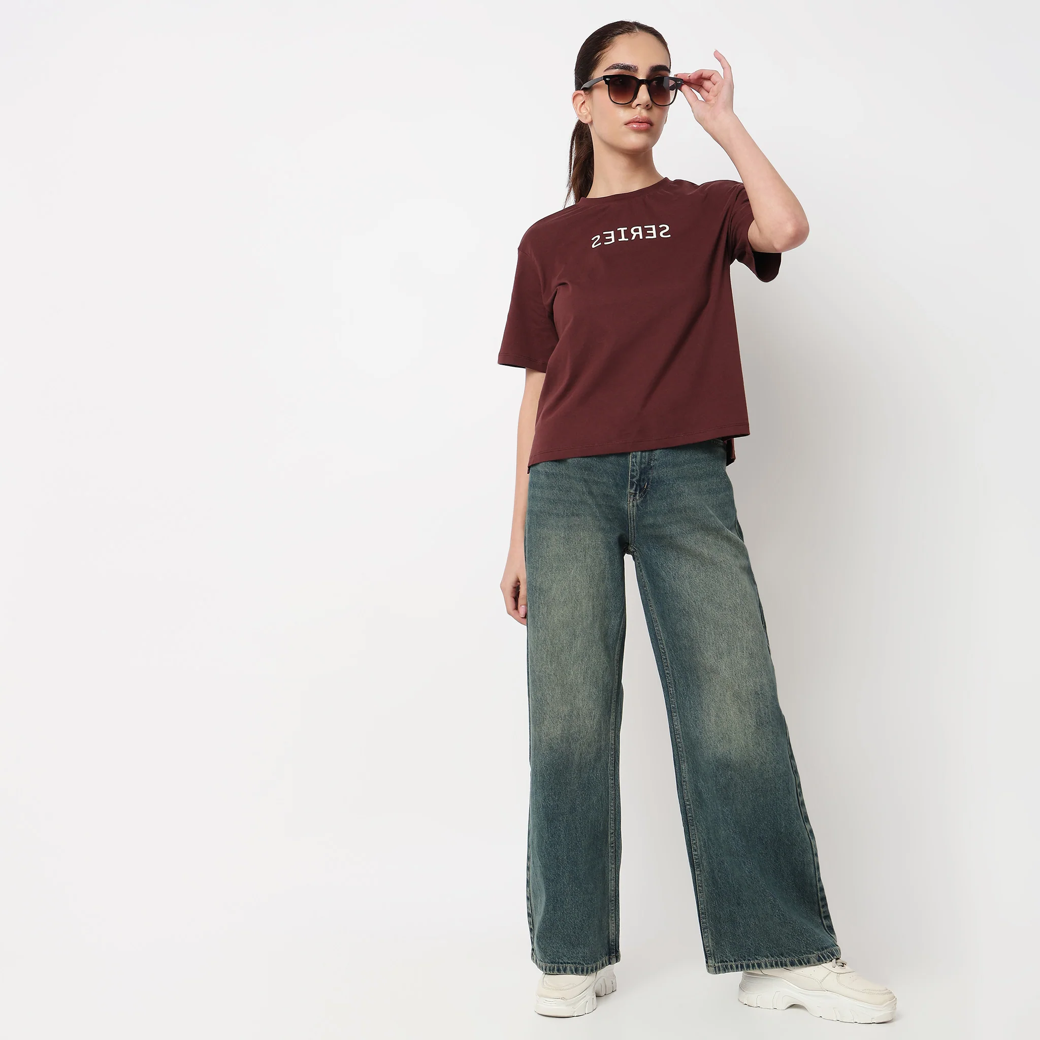 Cotton Crew Neck Graphitee - Image 2