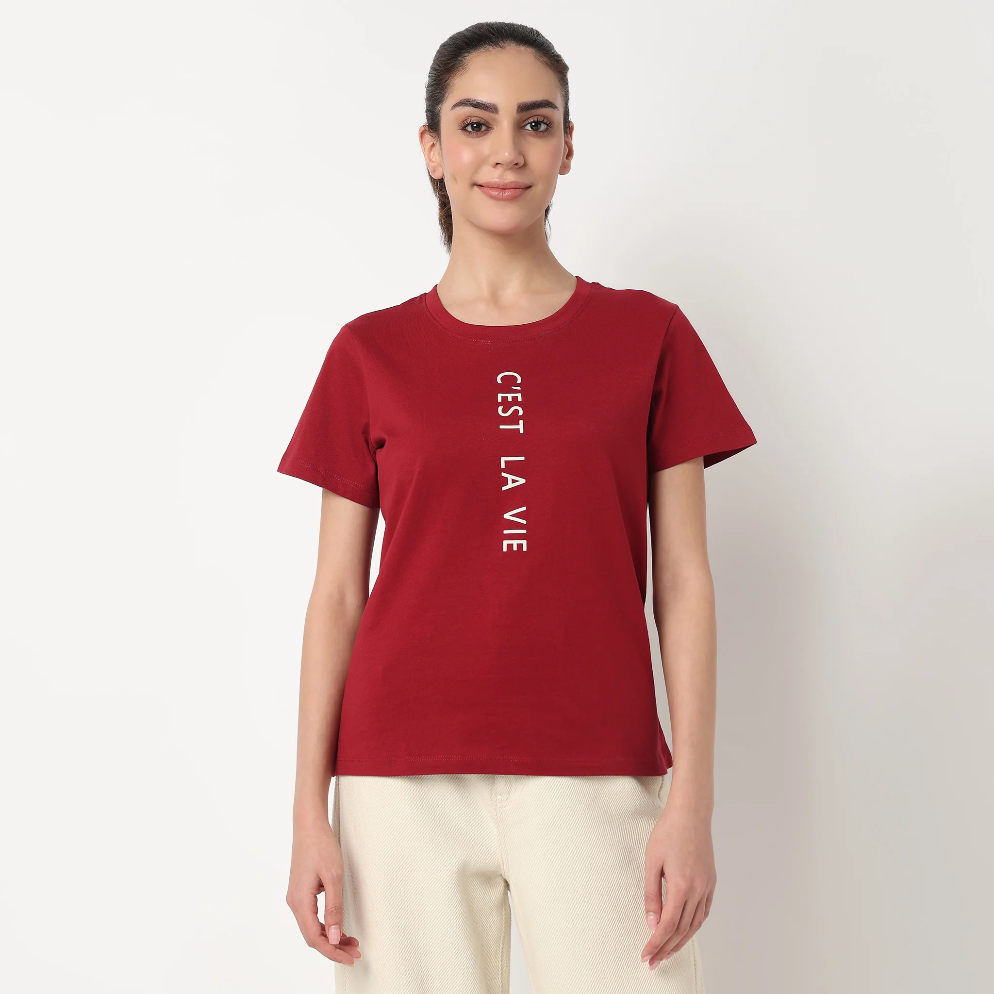 Cotton Crew Neck Graphitee - Image 2
