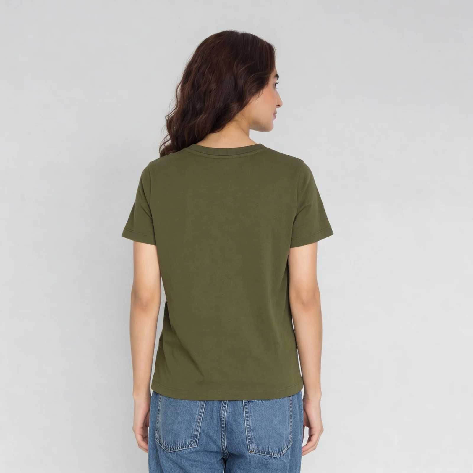 Cotton Crew Neck Graphitee - Image 3