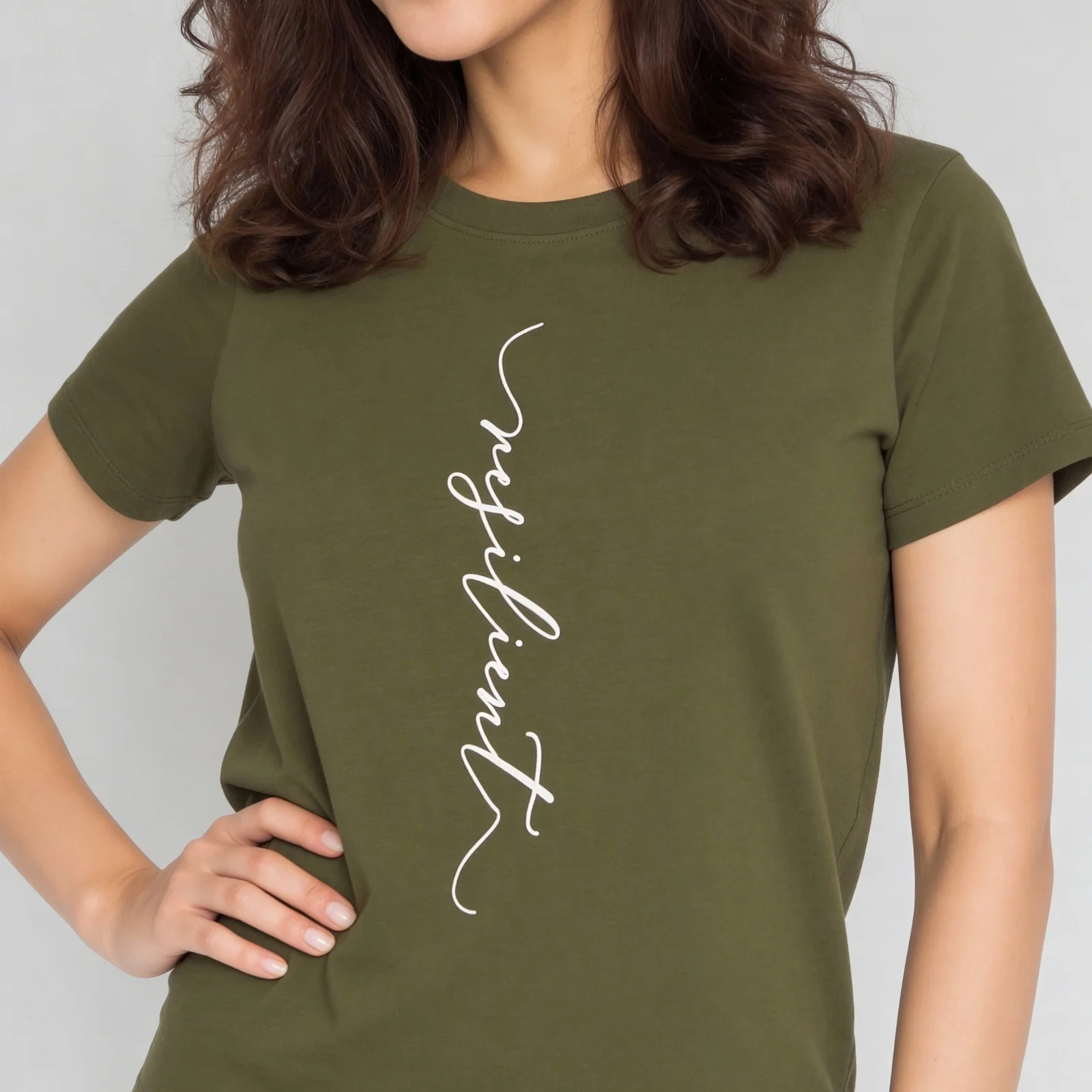 Cotton Crew Neck Graphitee - Image 4