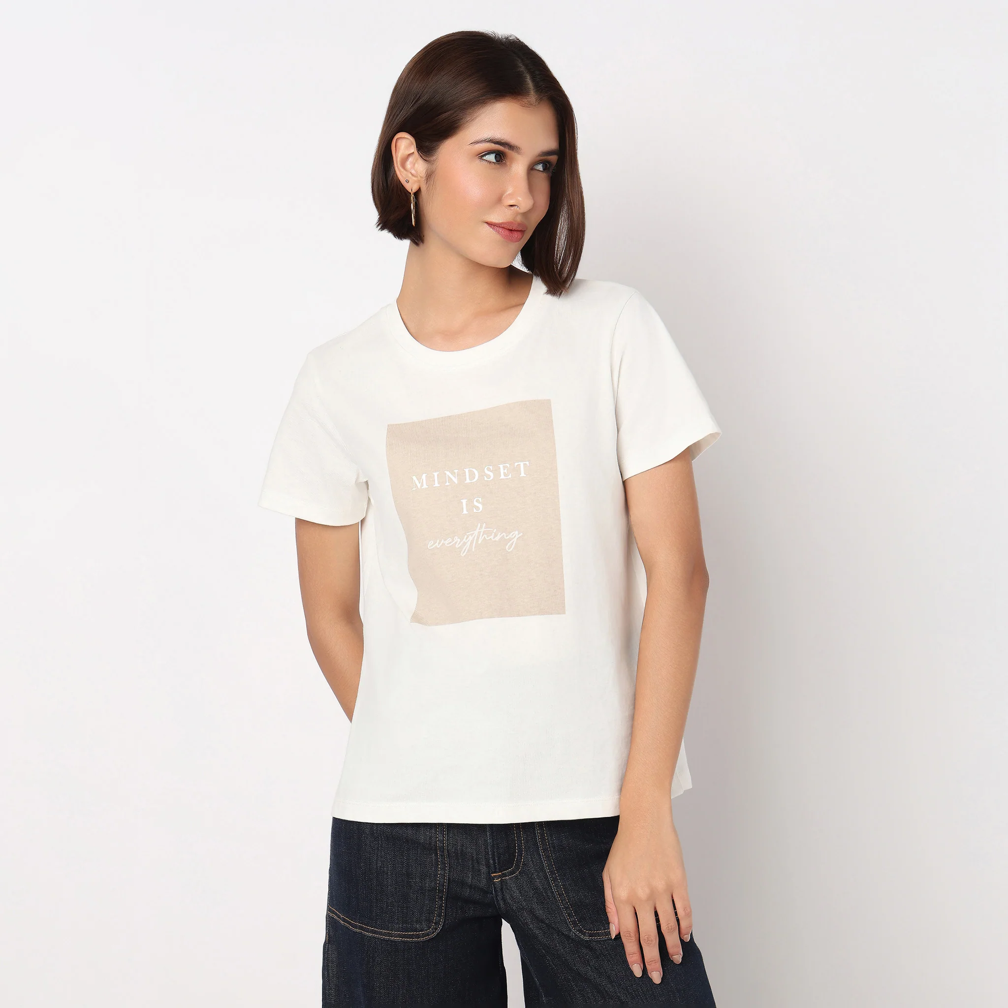 Cotton Crew Neck Graphitee - Image 2