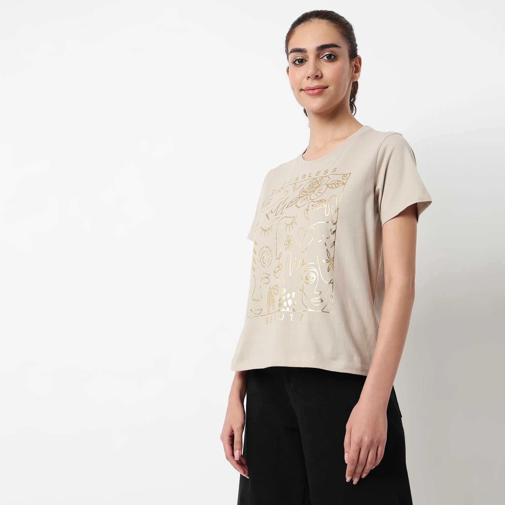 Cotton Crew Neck Graphitee - Image 5