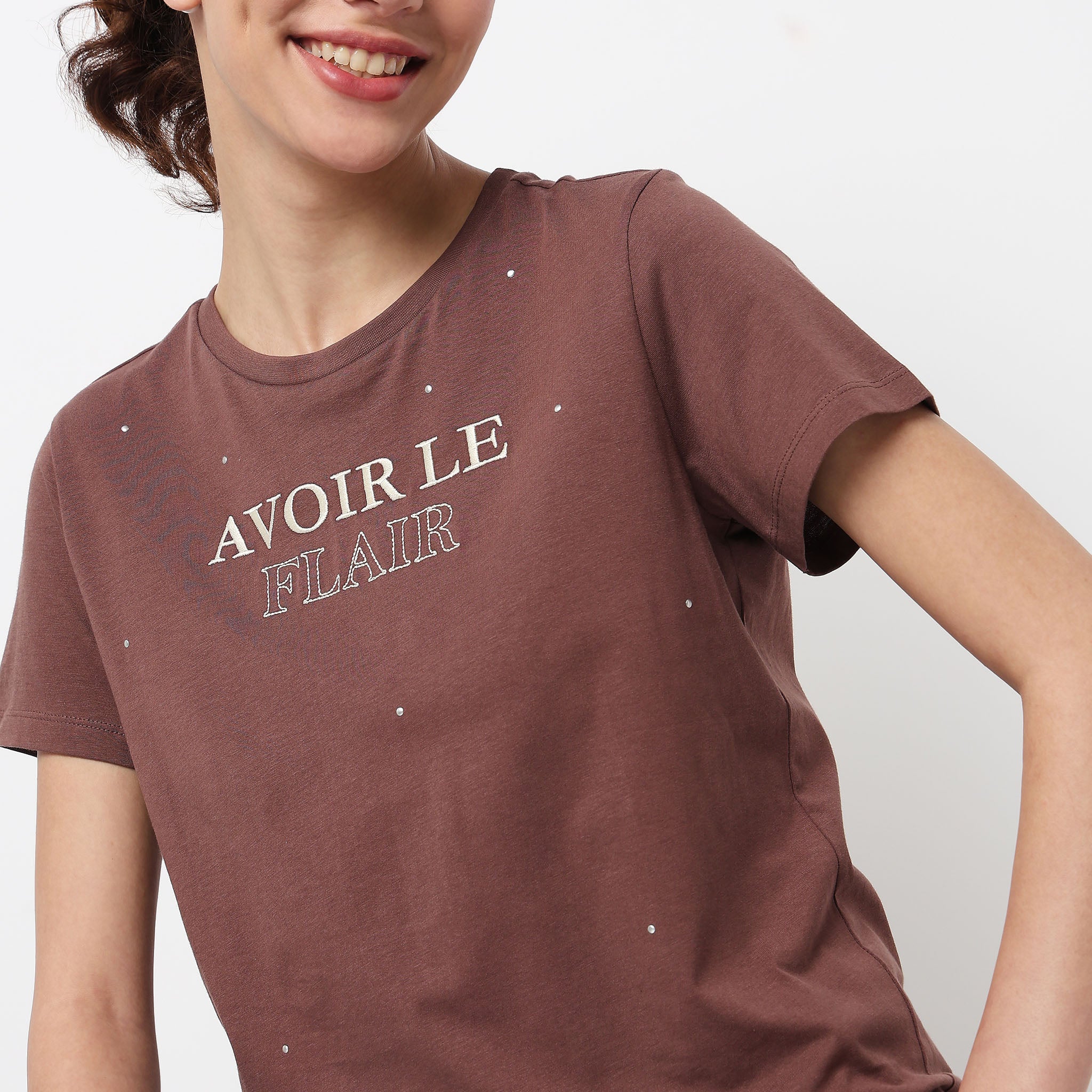 Cotton Crew Neck Graphitee - Image 4
