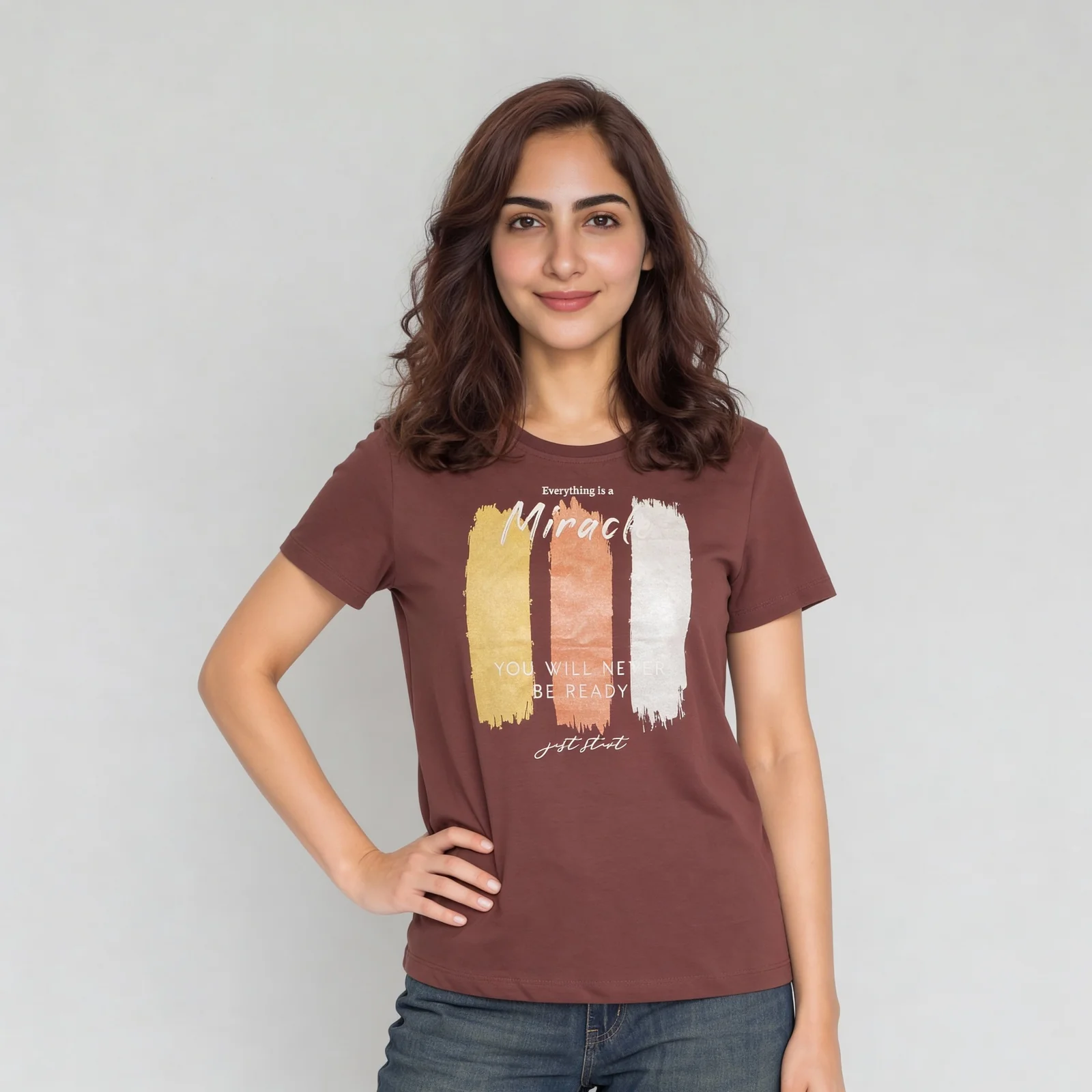 Cotton Crew Neck Graphitee - Image 2