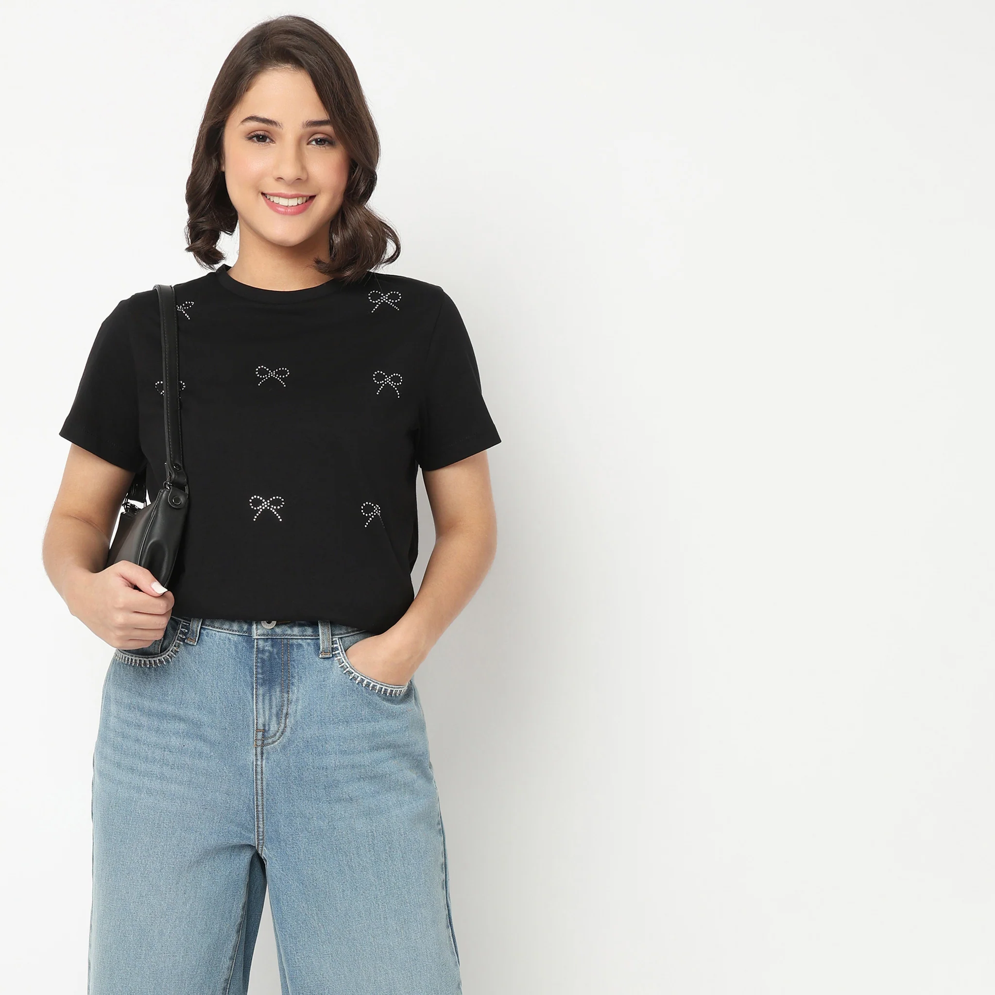 Cotton Crew Neck Graphitee - Image 2