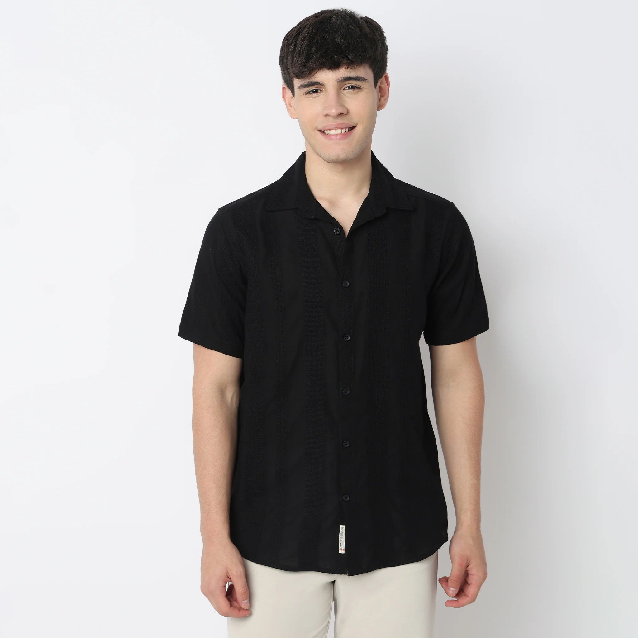 Cotton Cuban Bae Shirt - Image 2