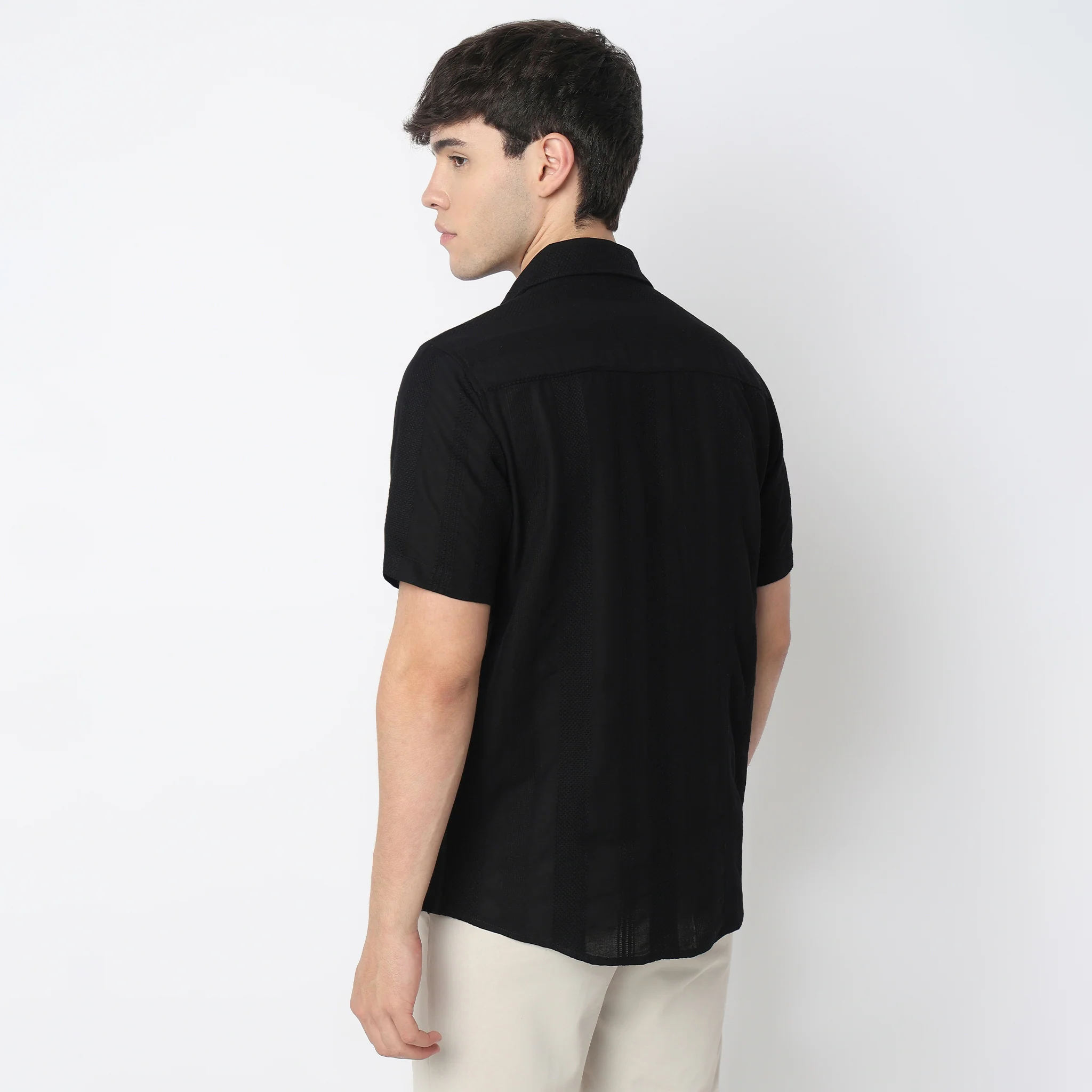 Cotton Cuban Bae Shirt - Image 3