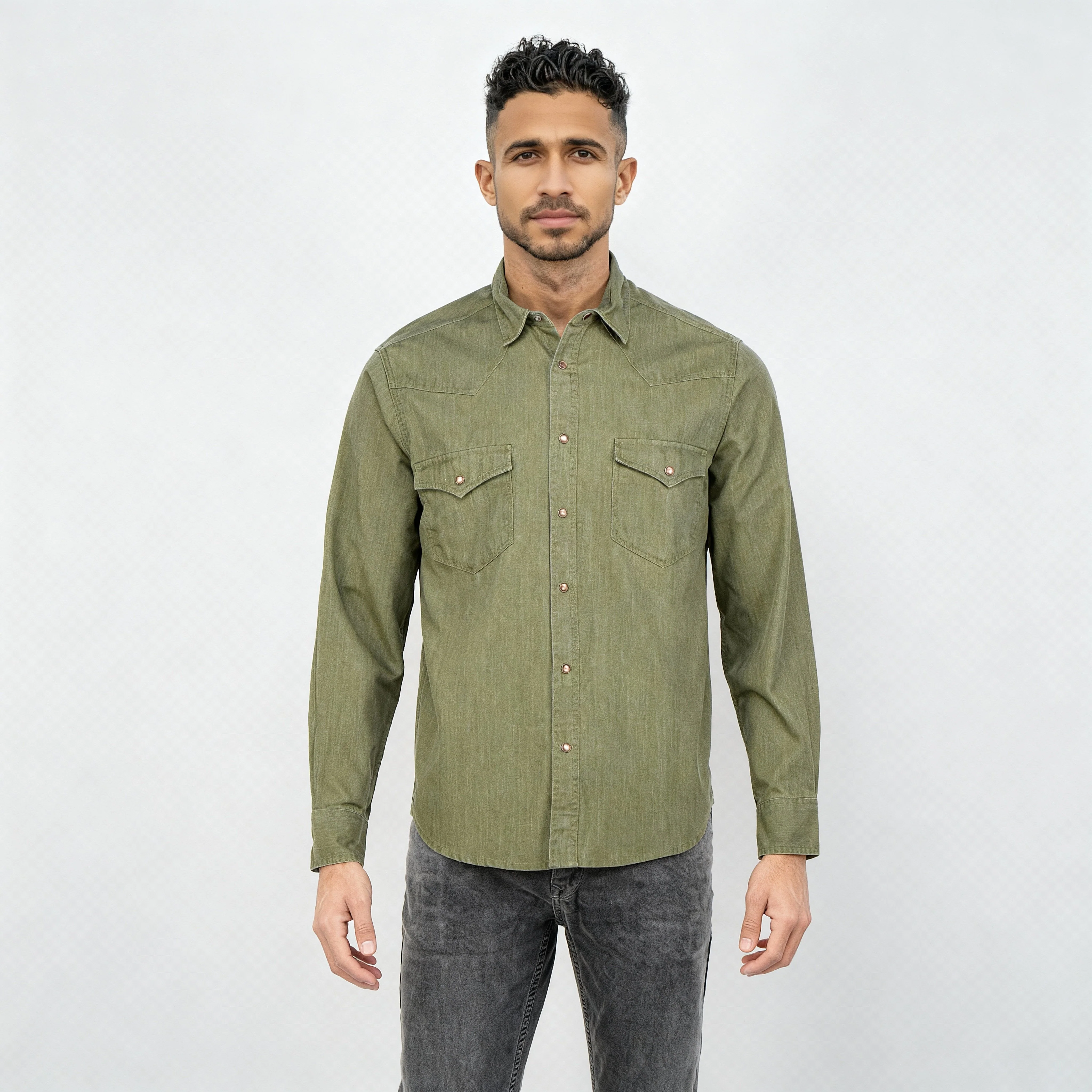 Cotton Double Pocket Alpha Shirt - Image 7