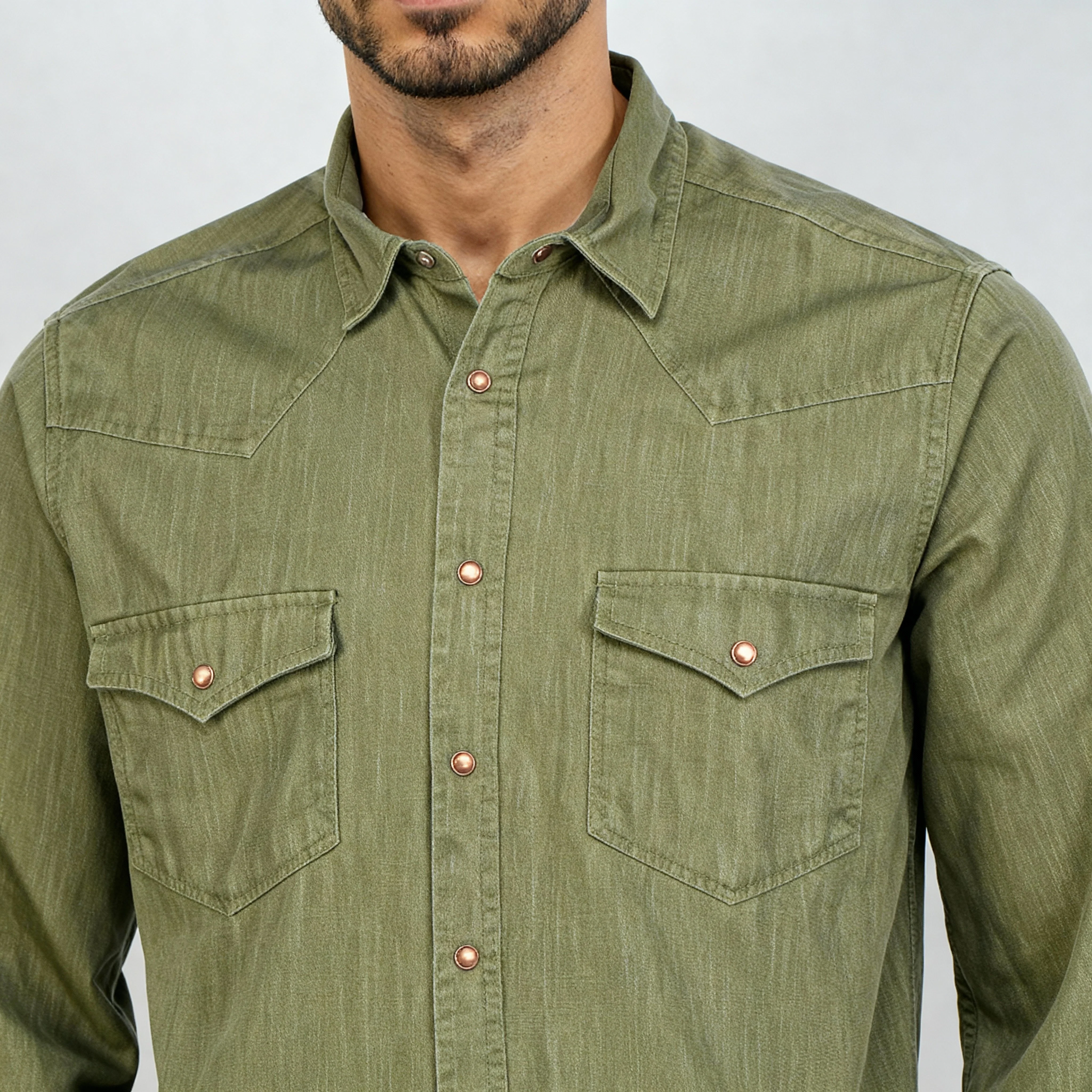 Cotton Double Pocket Alpha Shirt - Image 9