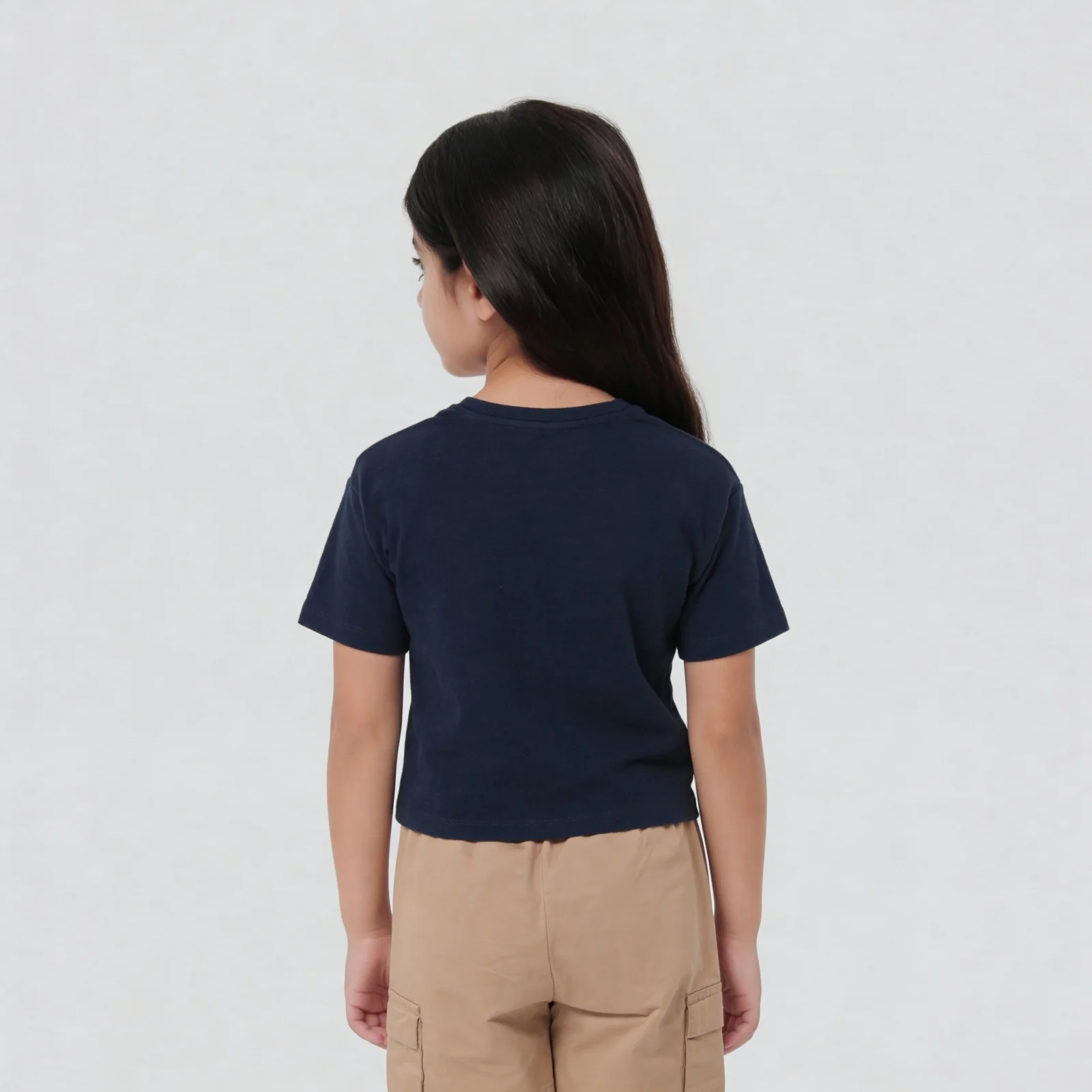 Girls Crew Neck Heart and Dots T-Shirt - Image 5