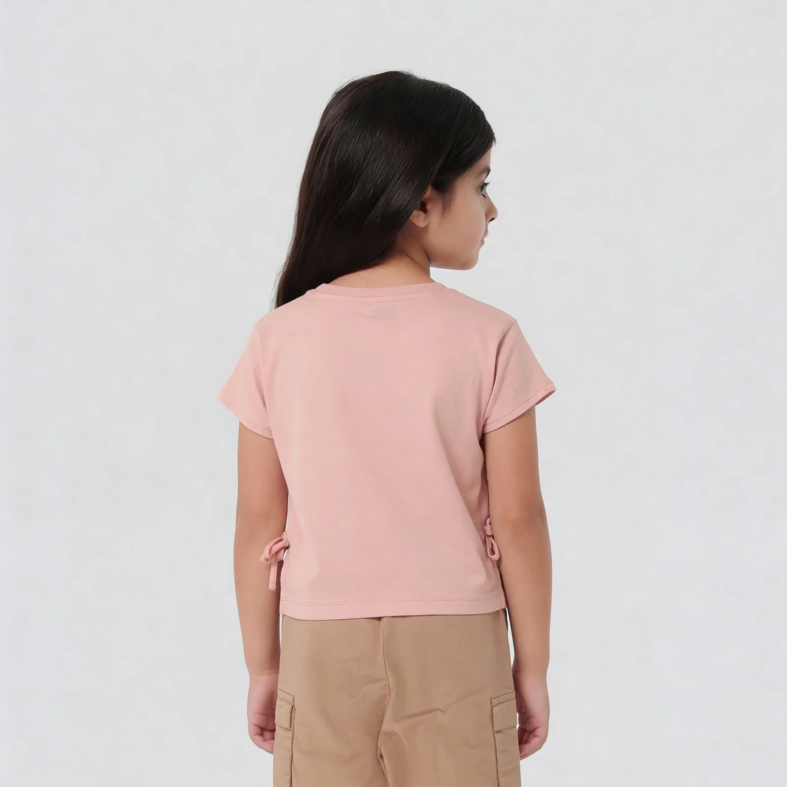 Girls Crew Neck Embellished T-Shirt - Image 5