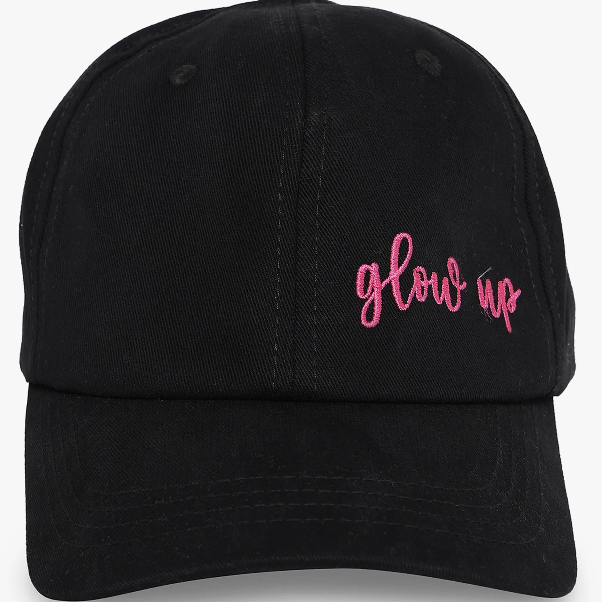 Women Cotton Embroidered Cap - Image 4