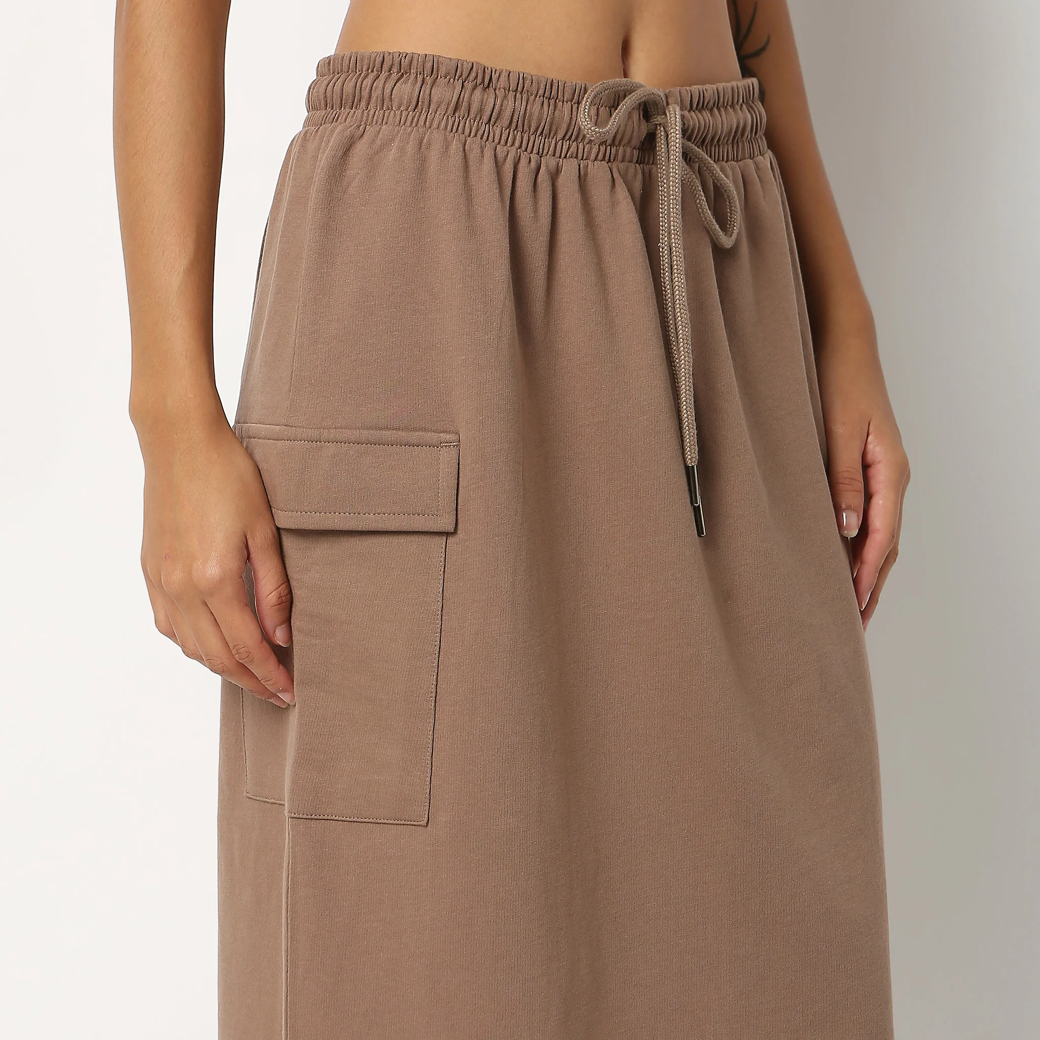 Cotton Straight Skirt - Image 4
