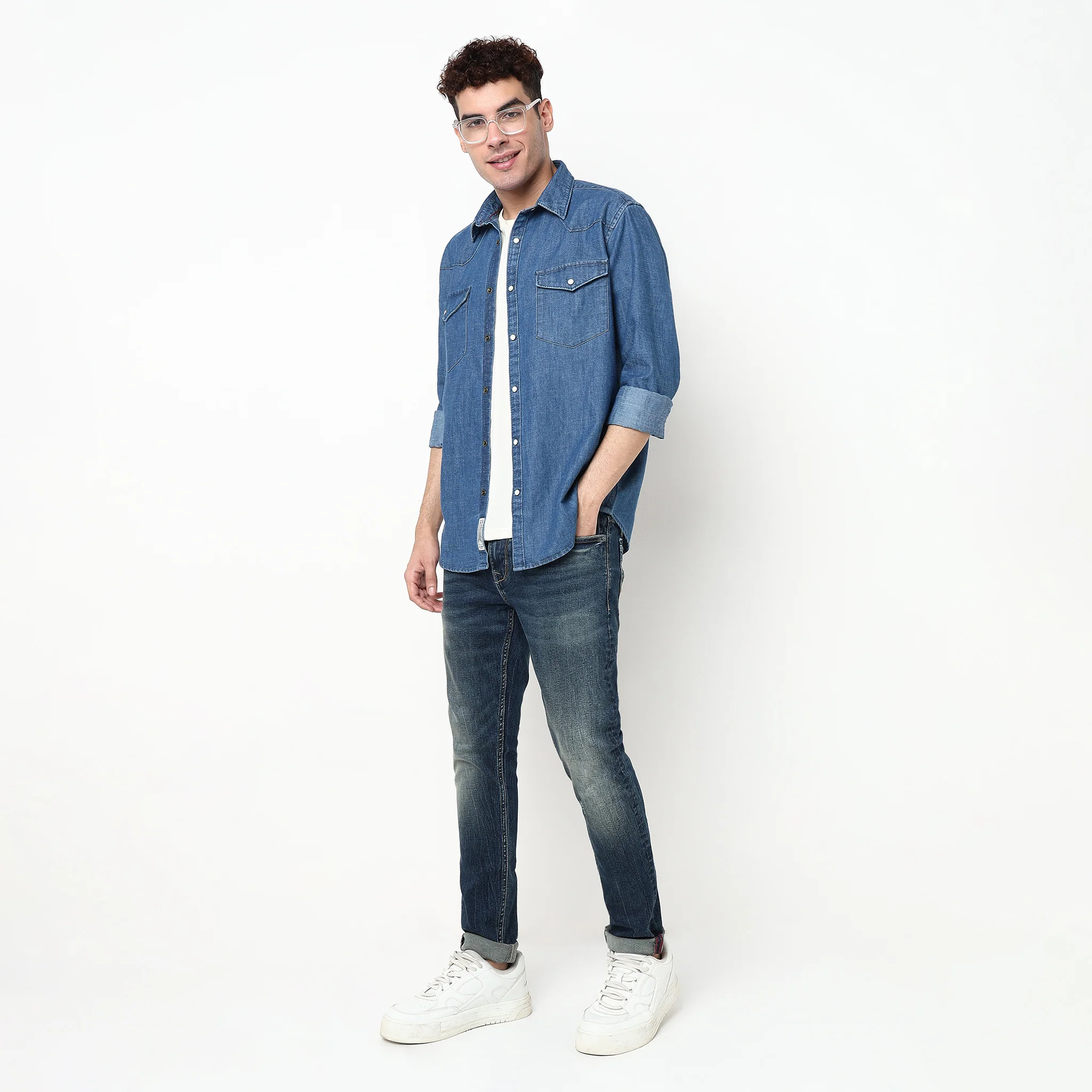 Cotton Alpha Double Pocket Shirt