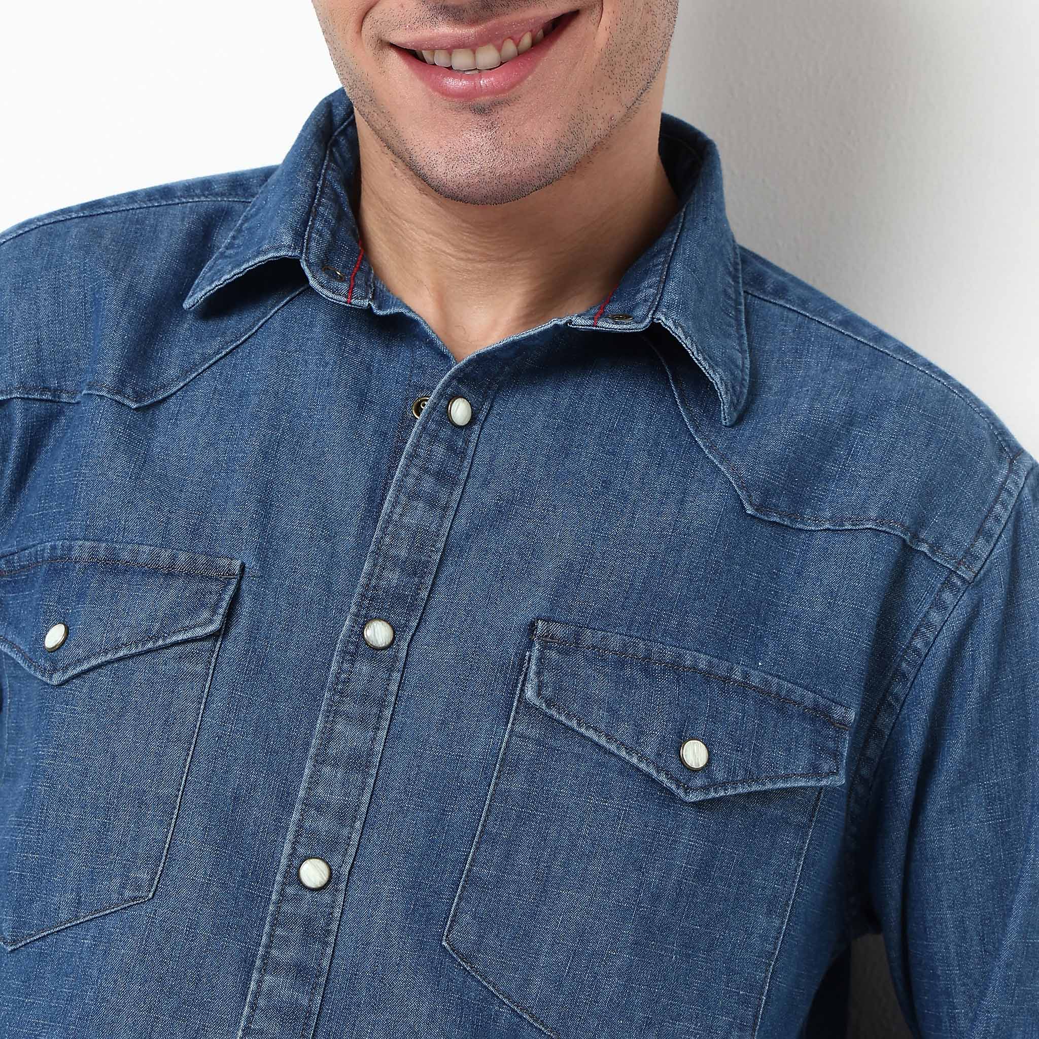 Cotton Alpha Double Pocket Shirt - Image 4