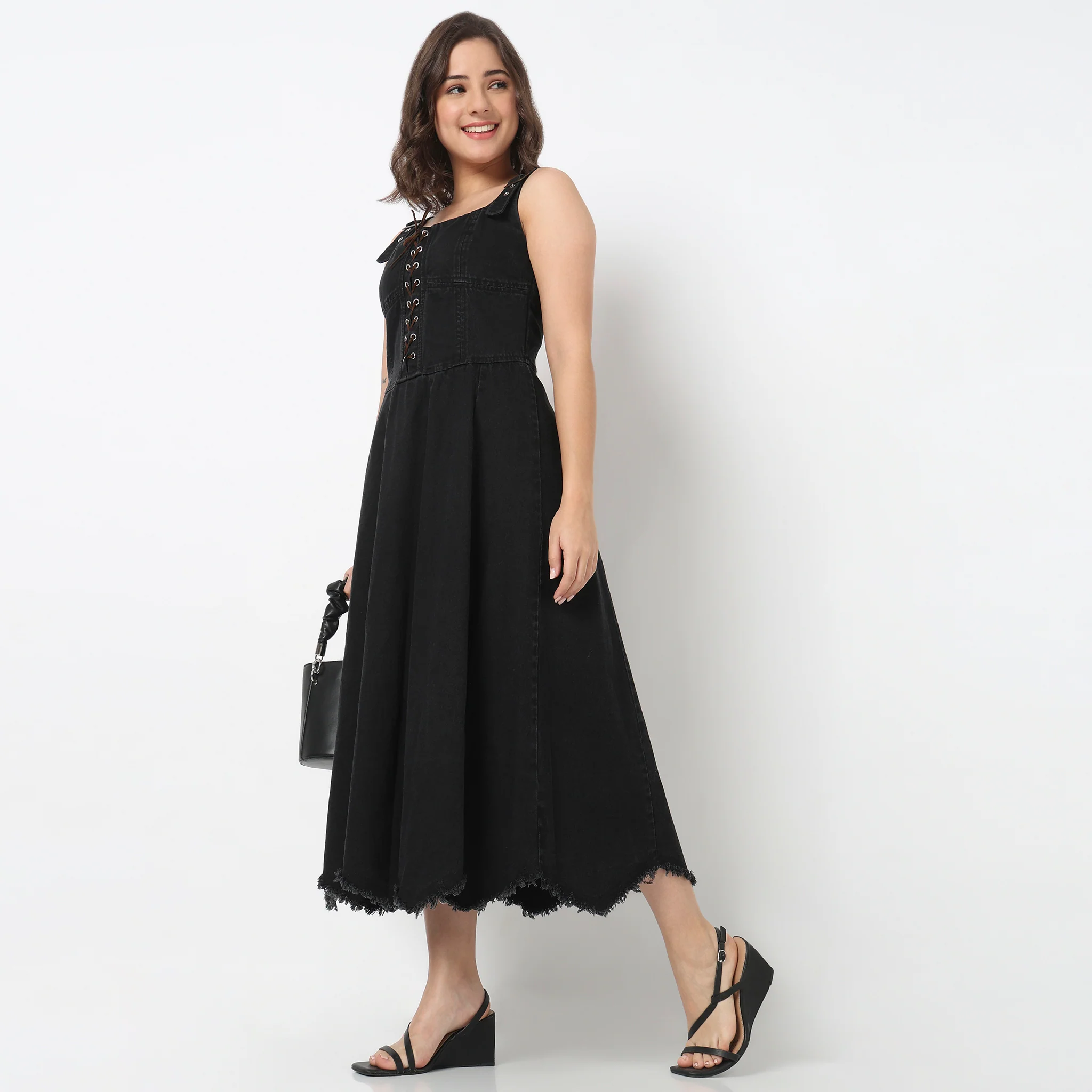 Cotton Flared Dress