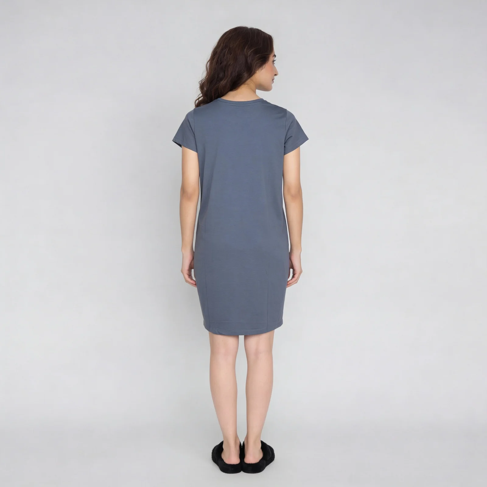 Cotton Graphic Short Gown - Image 3