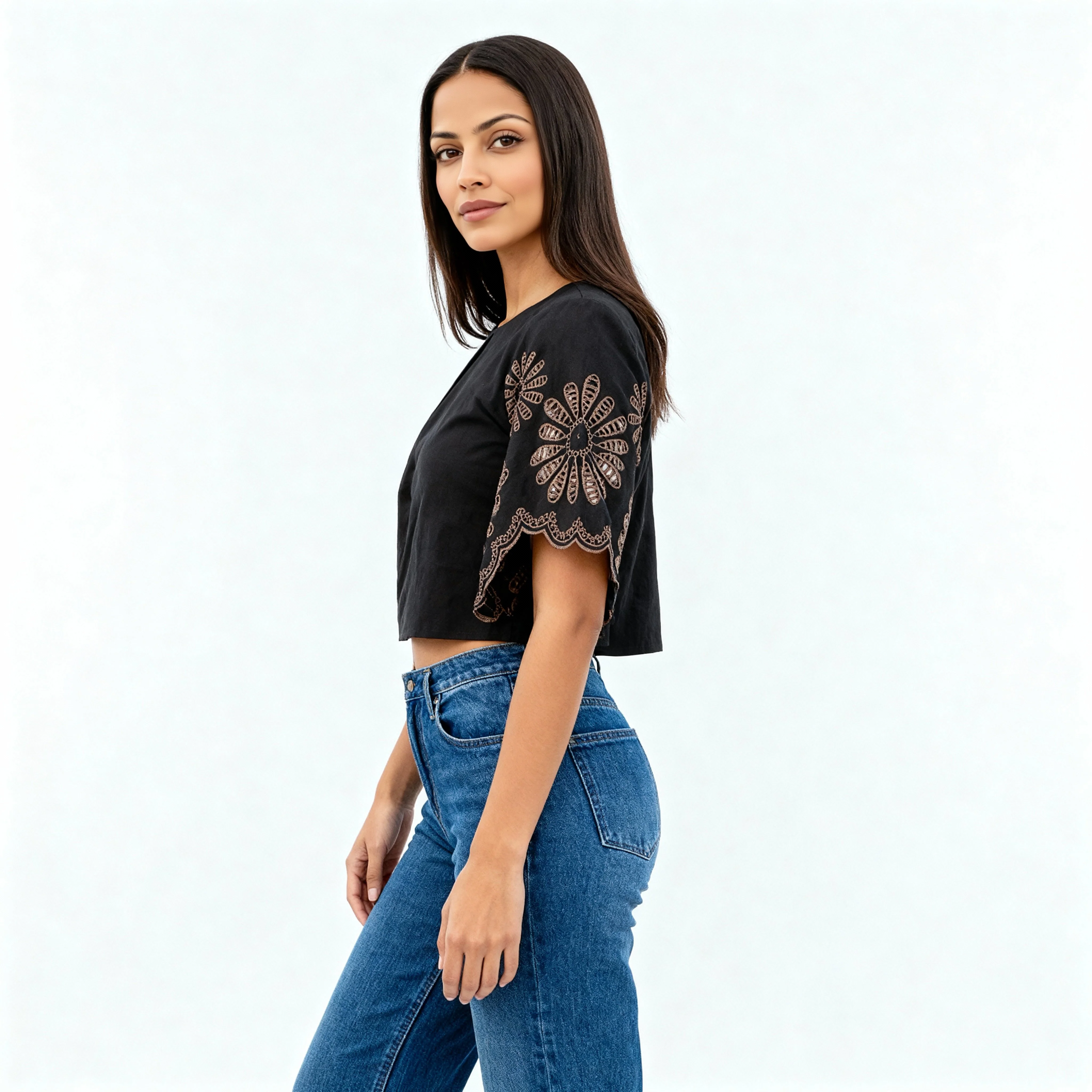 Cotton Floral Top - Image 5