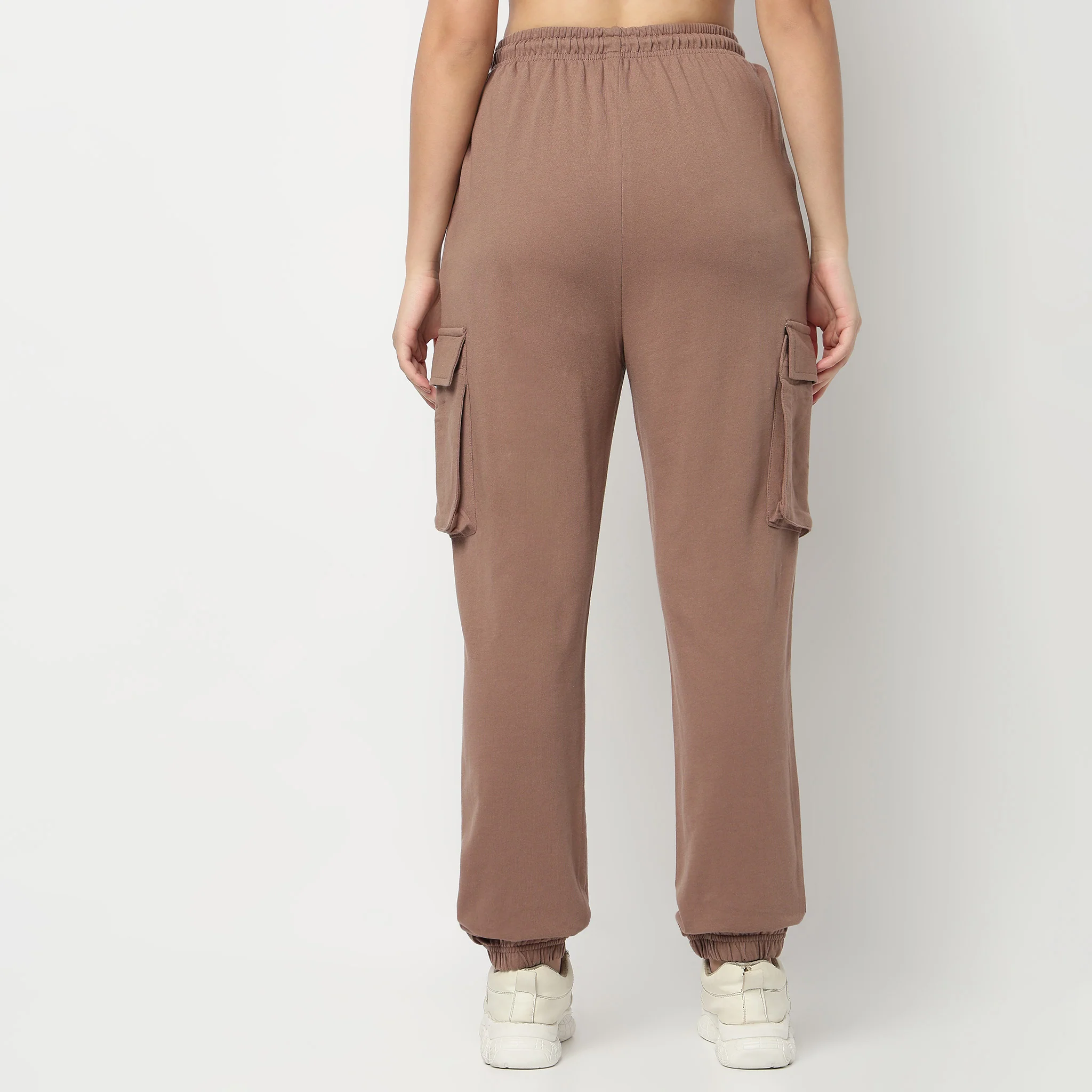Cotton Full Length Joggers - Image 3