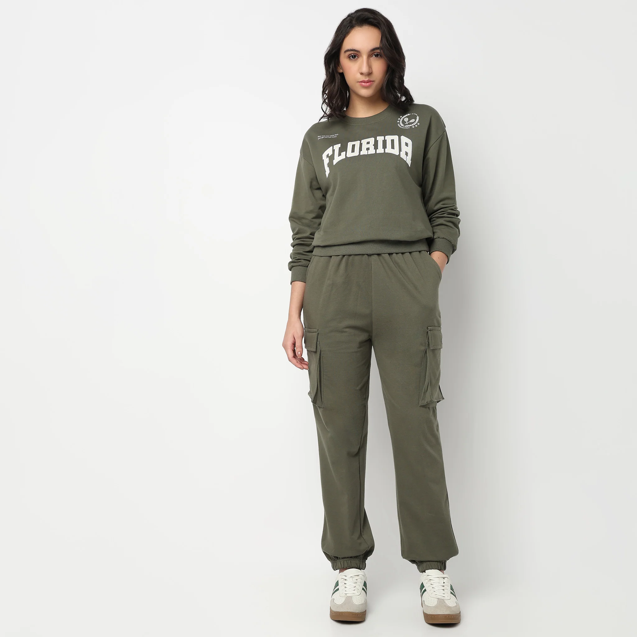 Cotton Full Length Joggers - Image 6