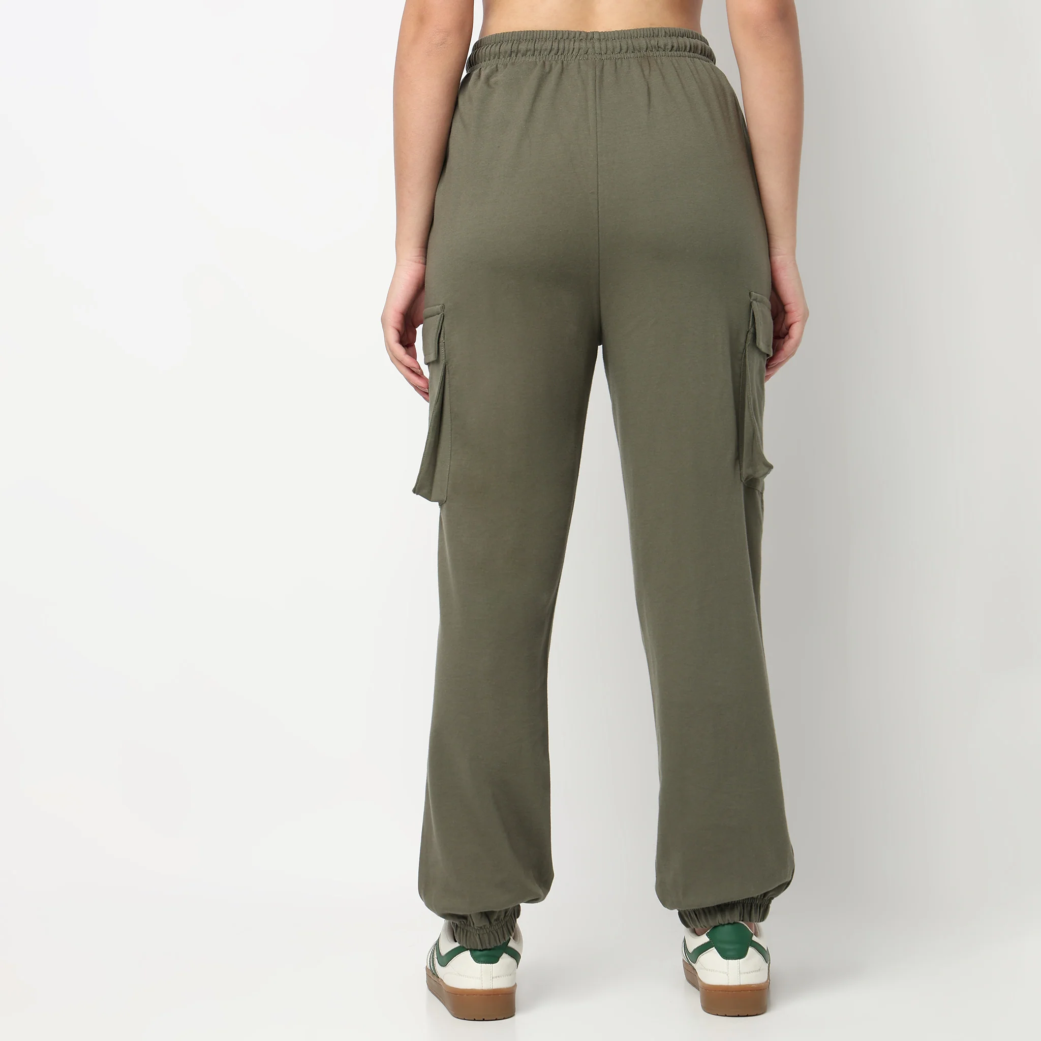 Cotton Full Length Joggers - Image 8