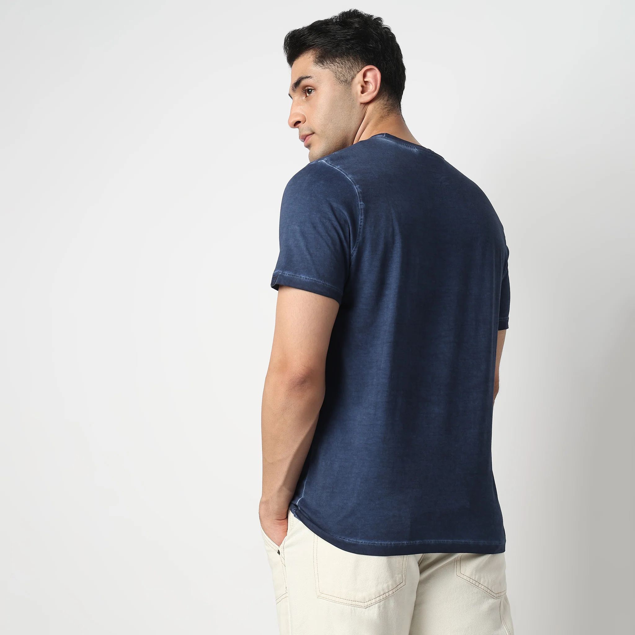 Cotton Graphic Crew Neck T-Shirt - Image 3