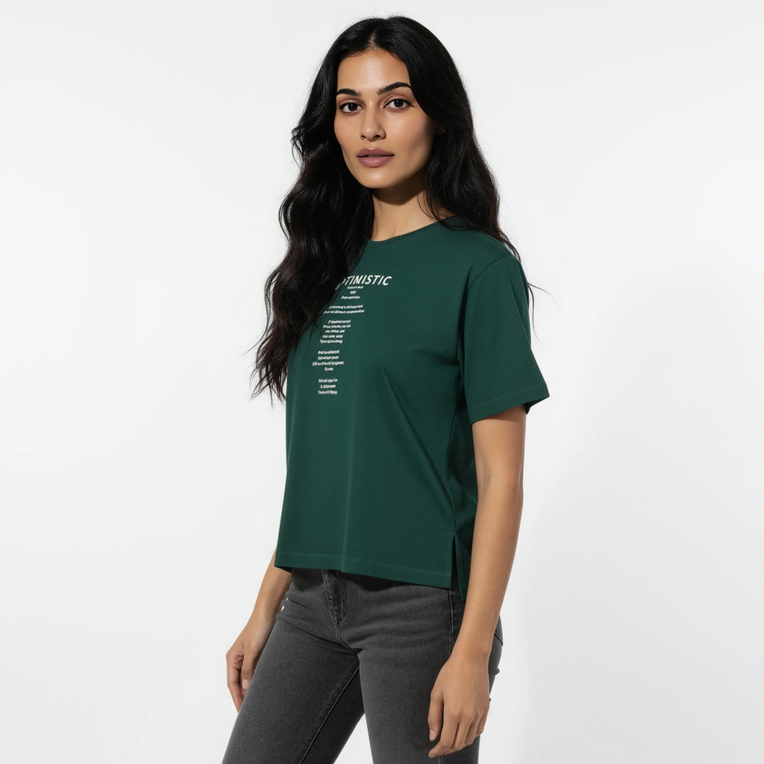 Cotton Graphic Crew Neck T-Shirt - Image 5