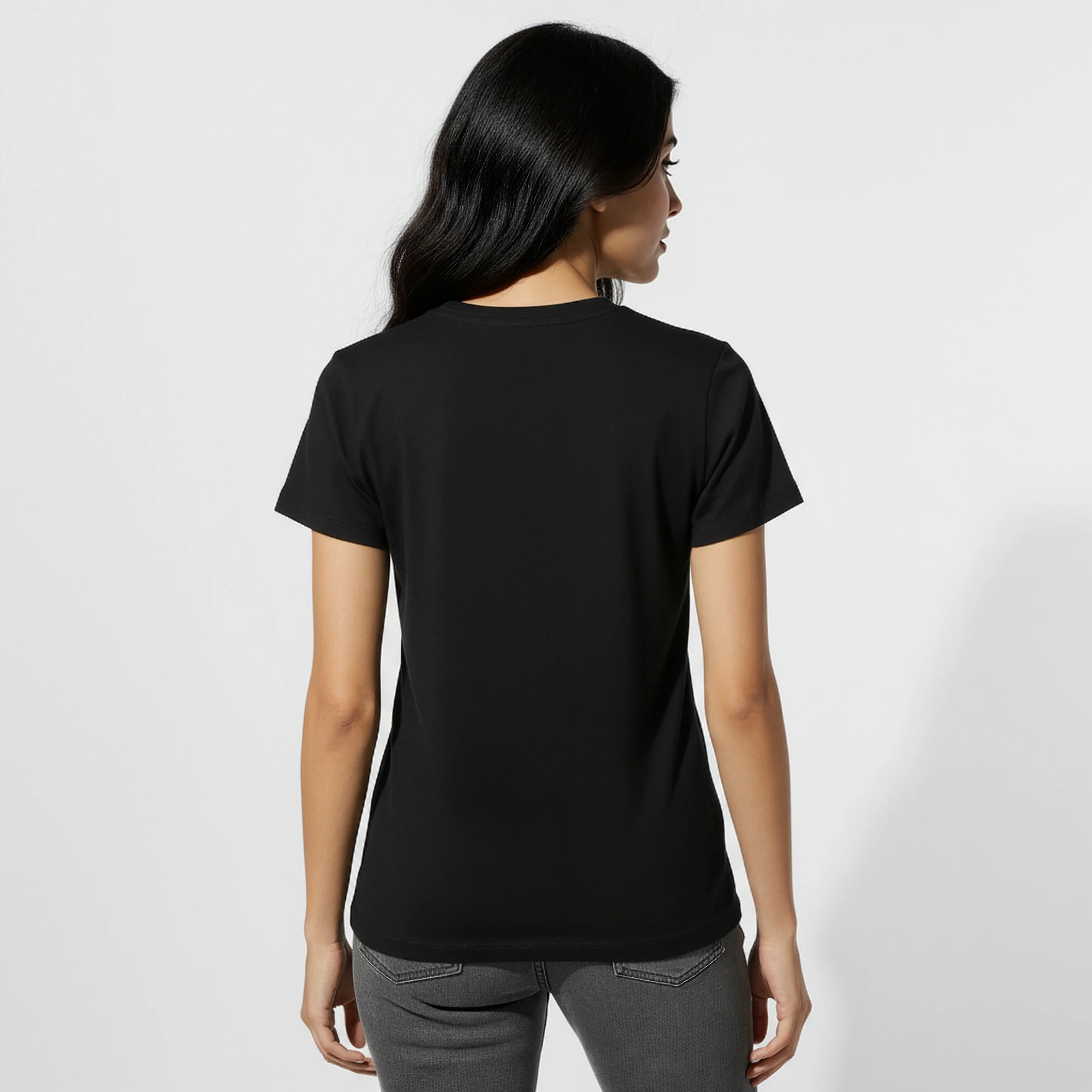 Cotton Graphic Crew Neck T-Shirt - Image 3