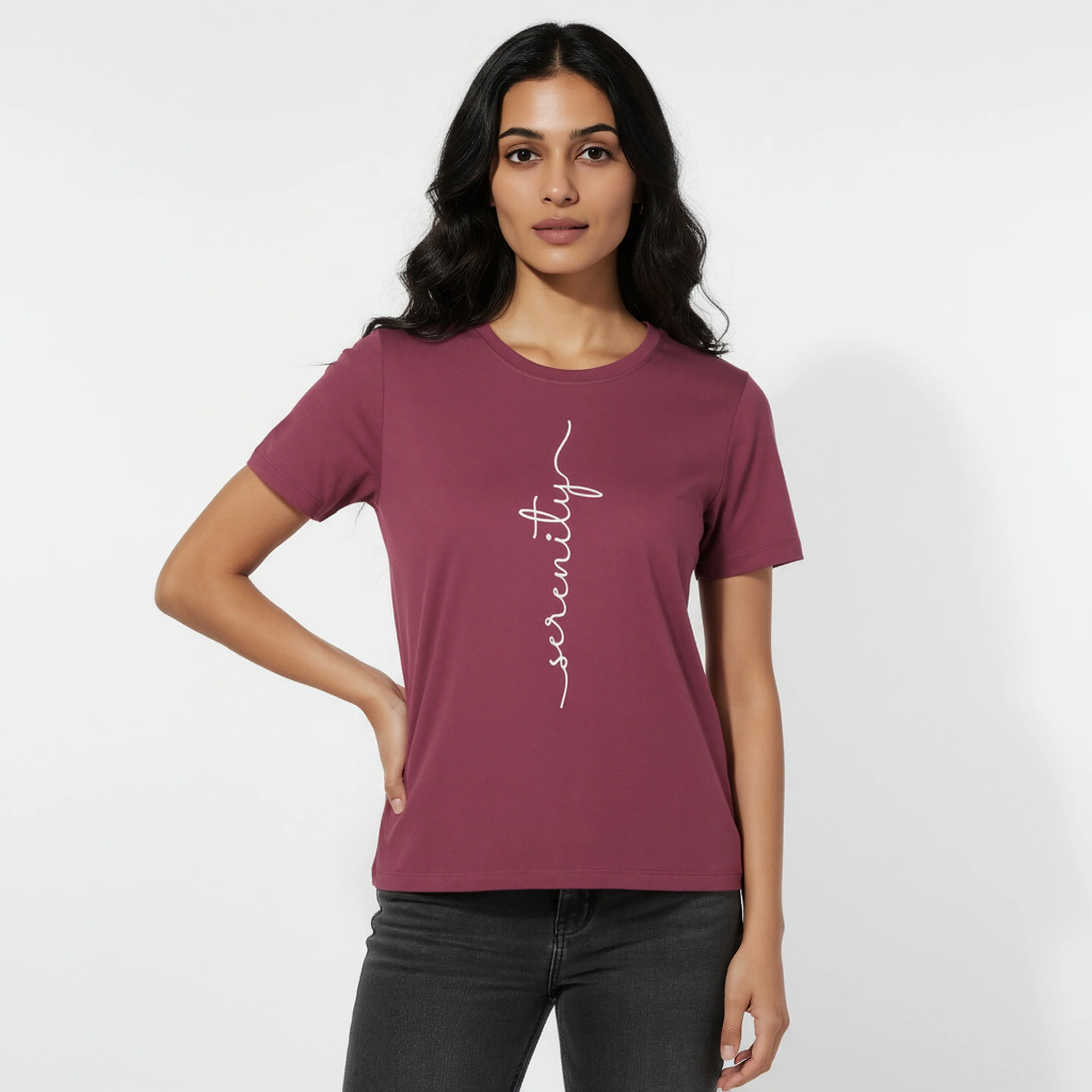Cotton Graphic Crew Neck T-Shirt - Image 2