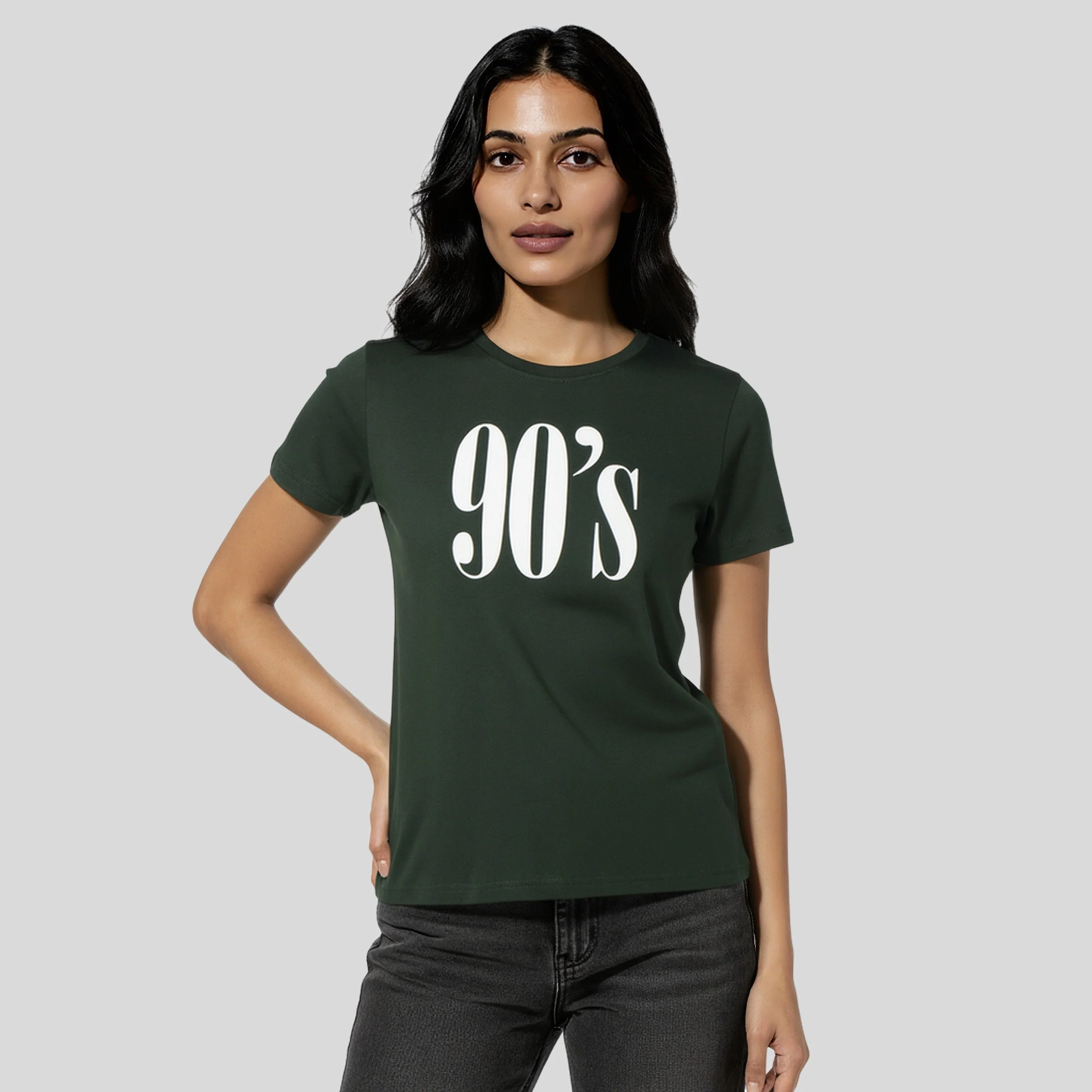 Cotton Graphic Crew Neck T-Shirt - Image 2