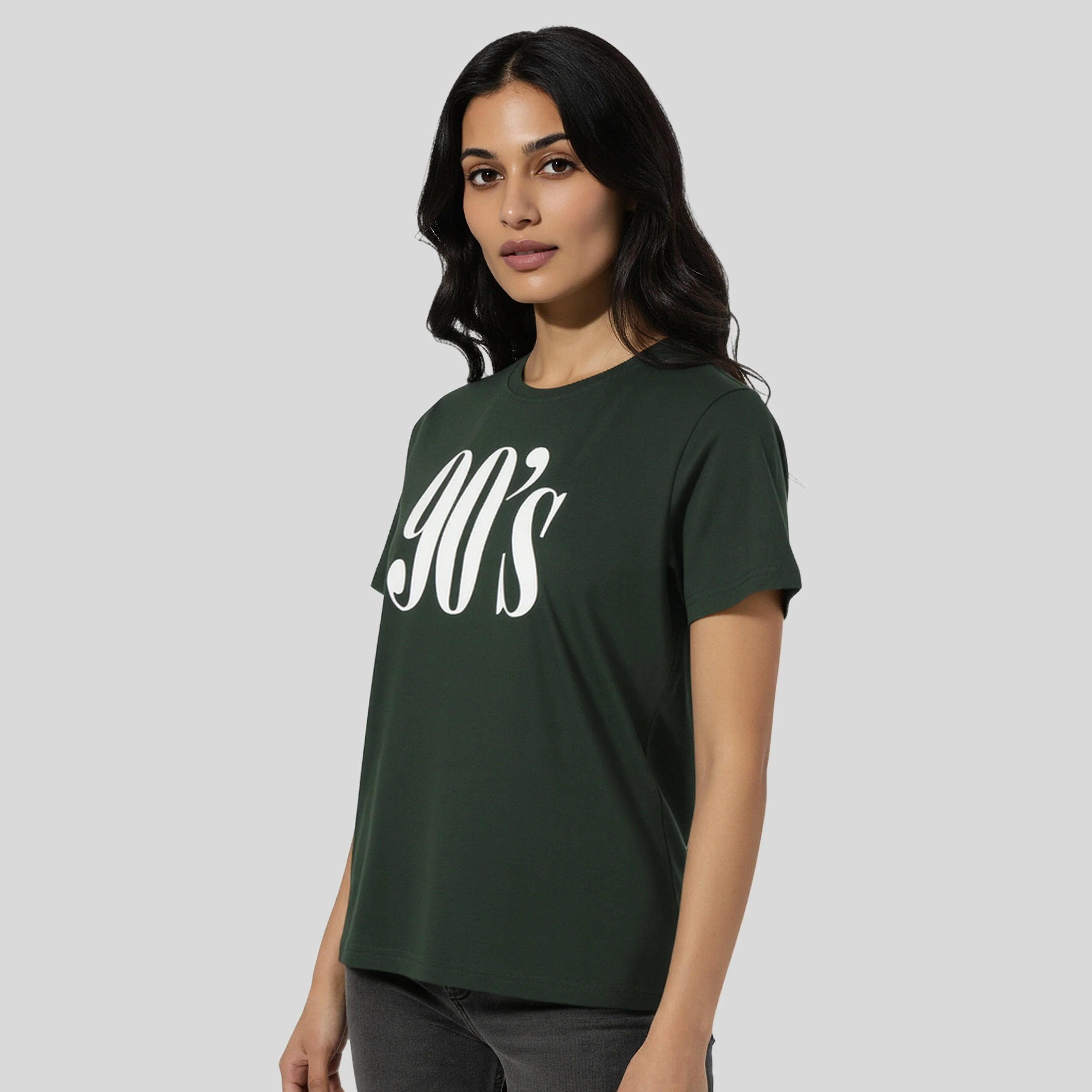 Cotton Graphic Crew Neck T-Shirt - Image 5