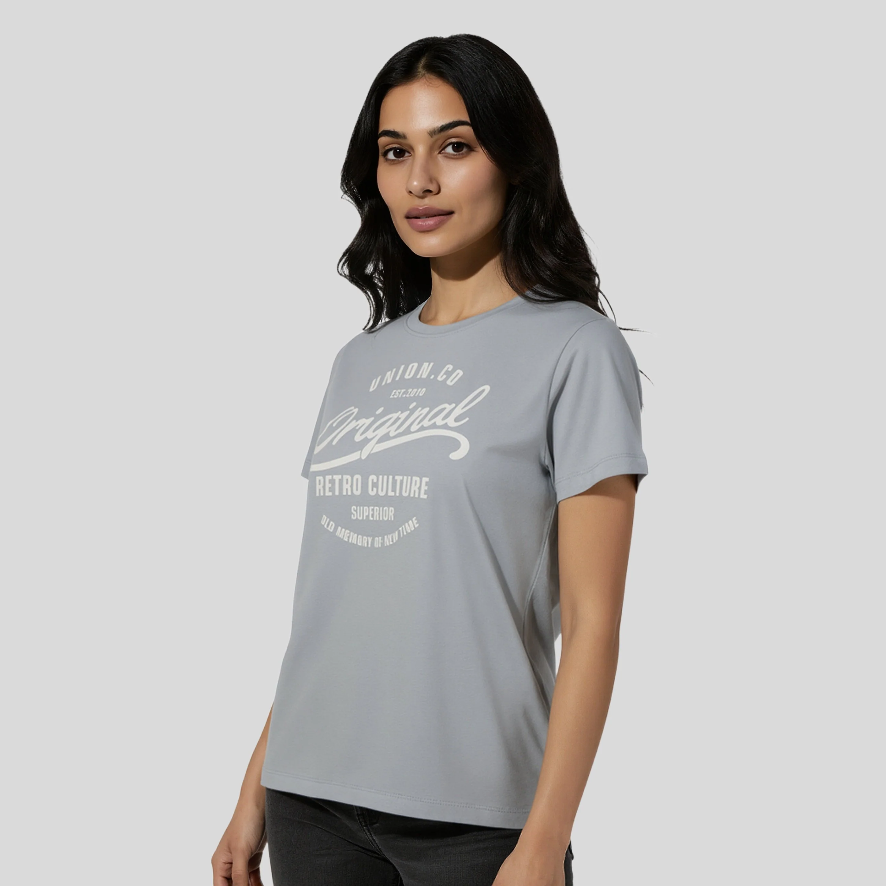 Cotton Graphic Crew Neck T-Shirt - Image 5