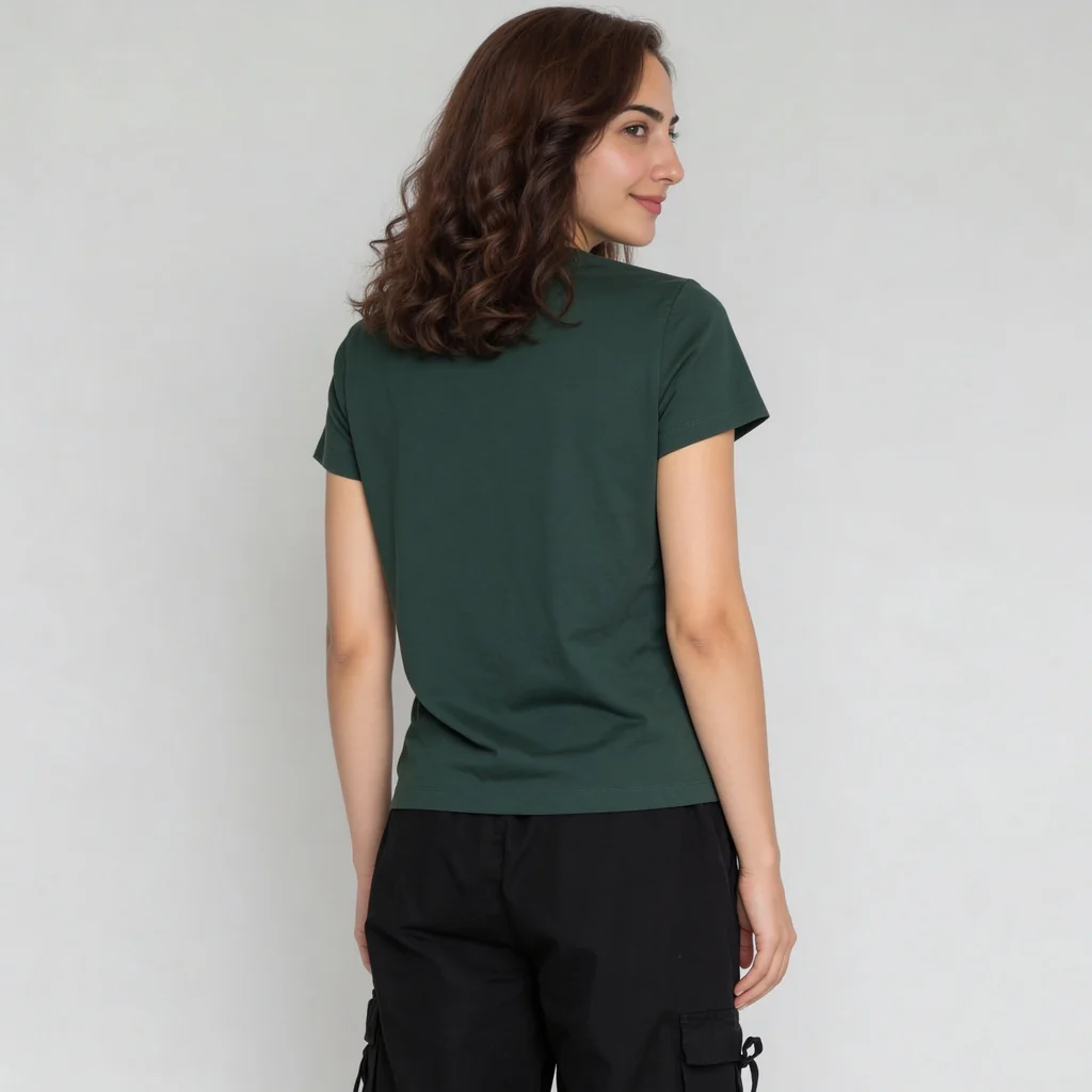 Cotton Graphic Crew Neck T-Shirt - Image 3