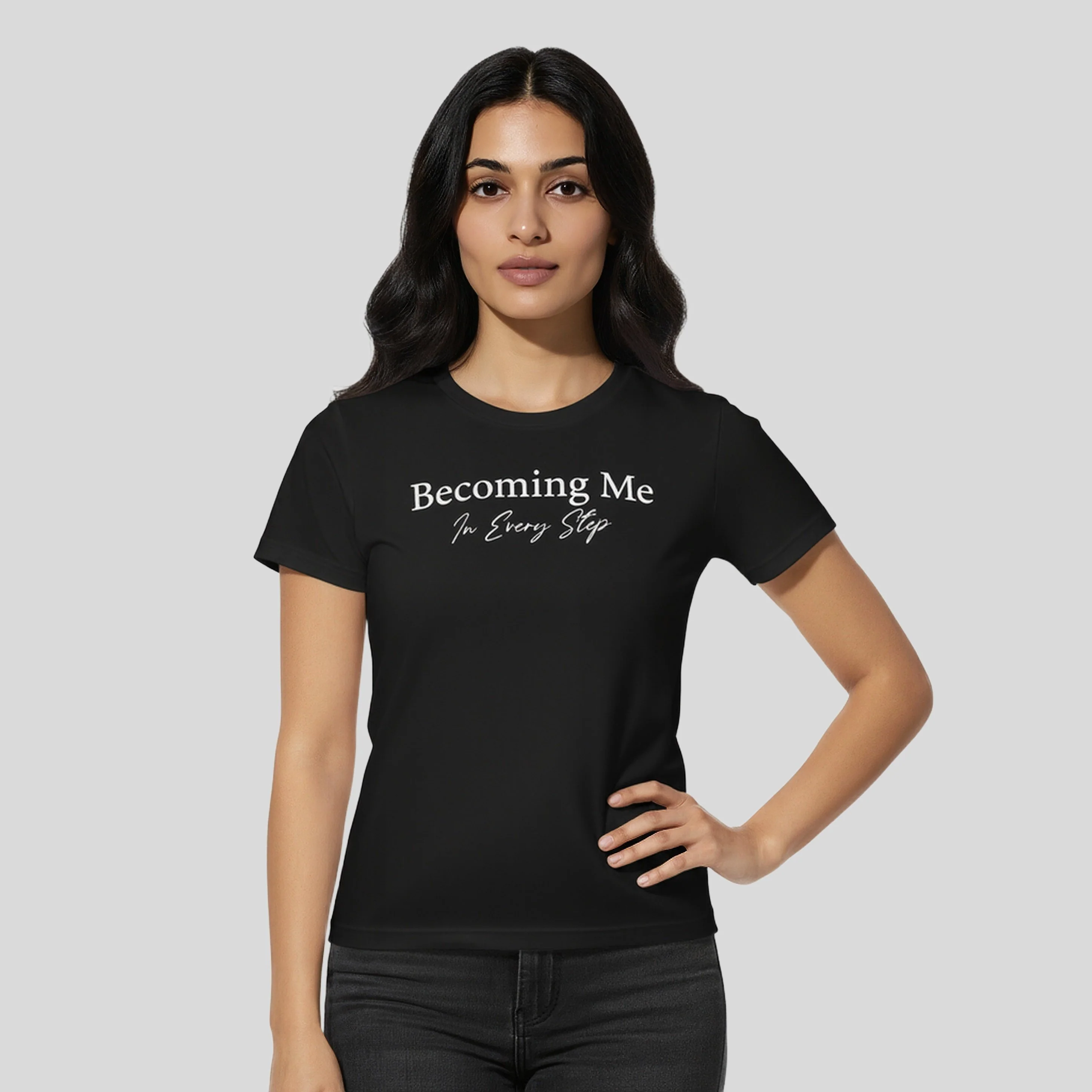 Cotton Graphic Crew Neck T-Shirt - Image 2
